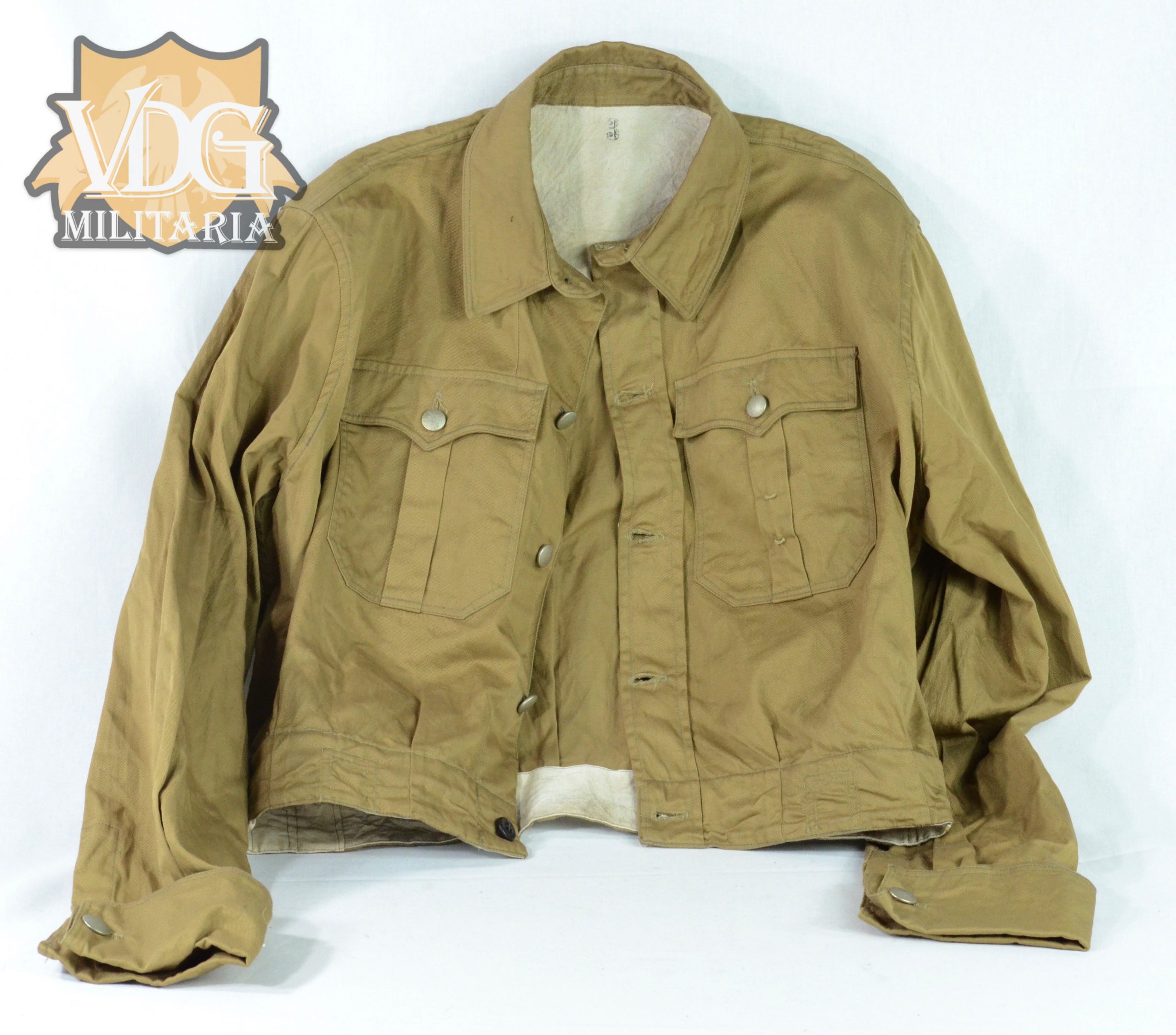 WW2 German SS 1937 Brown Dienstjacke w/ Early RZM Tag