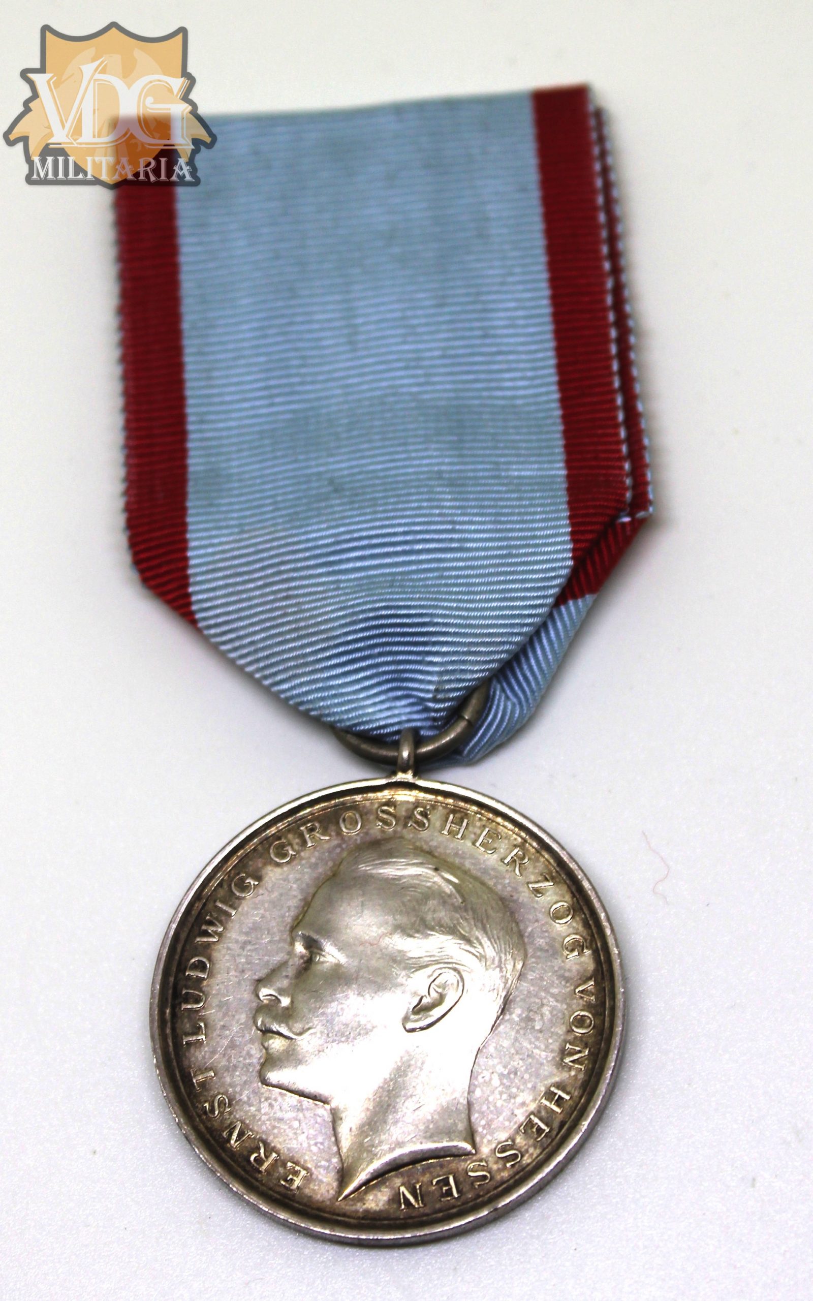 WW1 German Hesse-Darmstadt Bravery Medal (Allgemeines Ehrenzeichen "Für Tapferkeit")