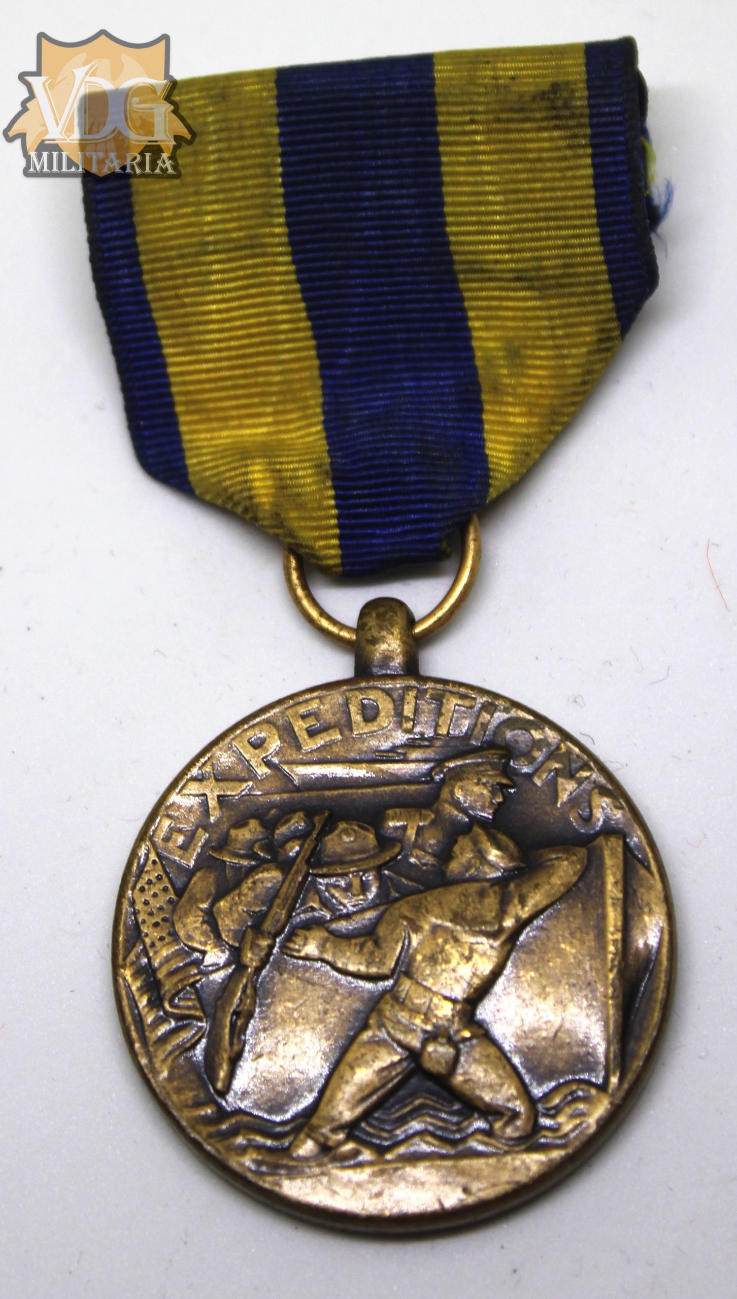US Navy Expeditionary Medal-Crimp Brooch