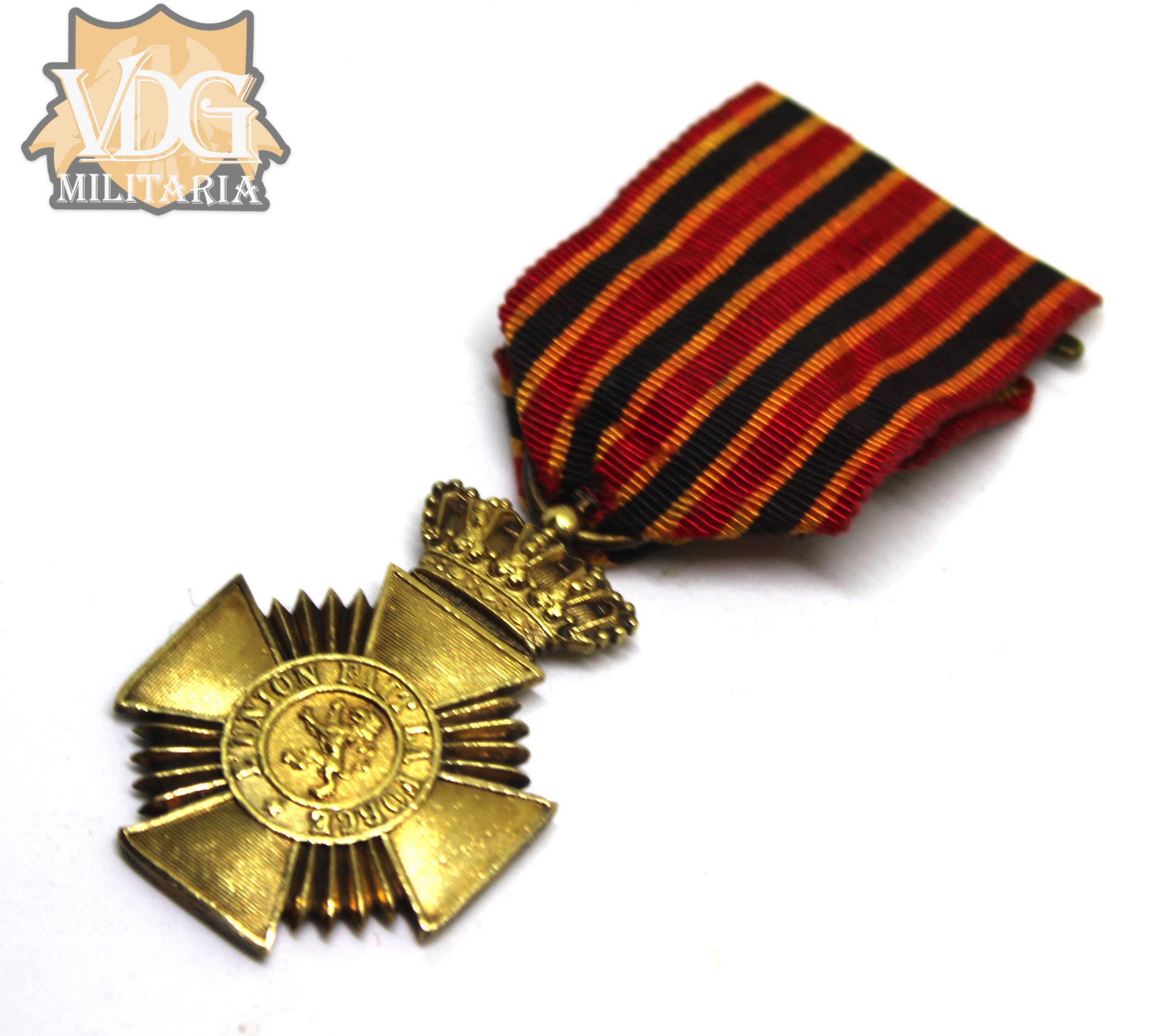 Kingdom of Belgium Military Decoration (Long Service Medal) Medal Pre 1952
