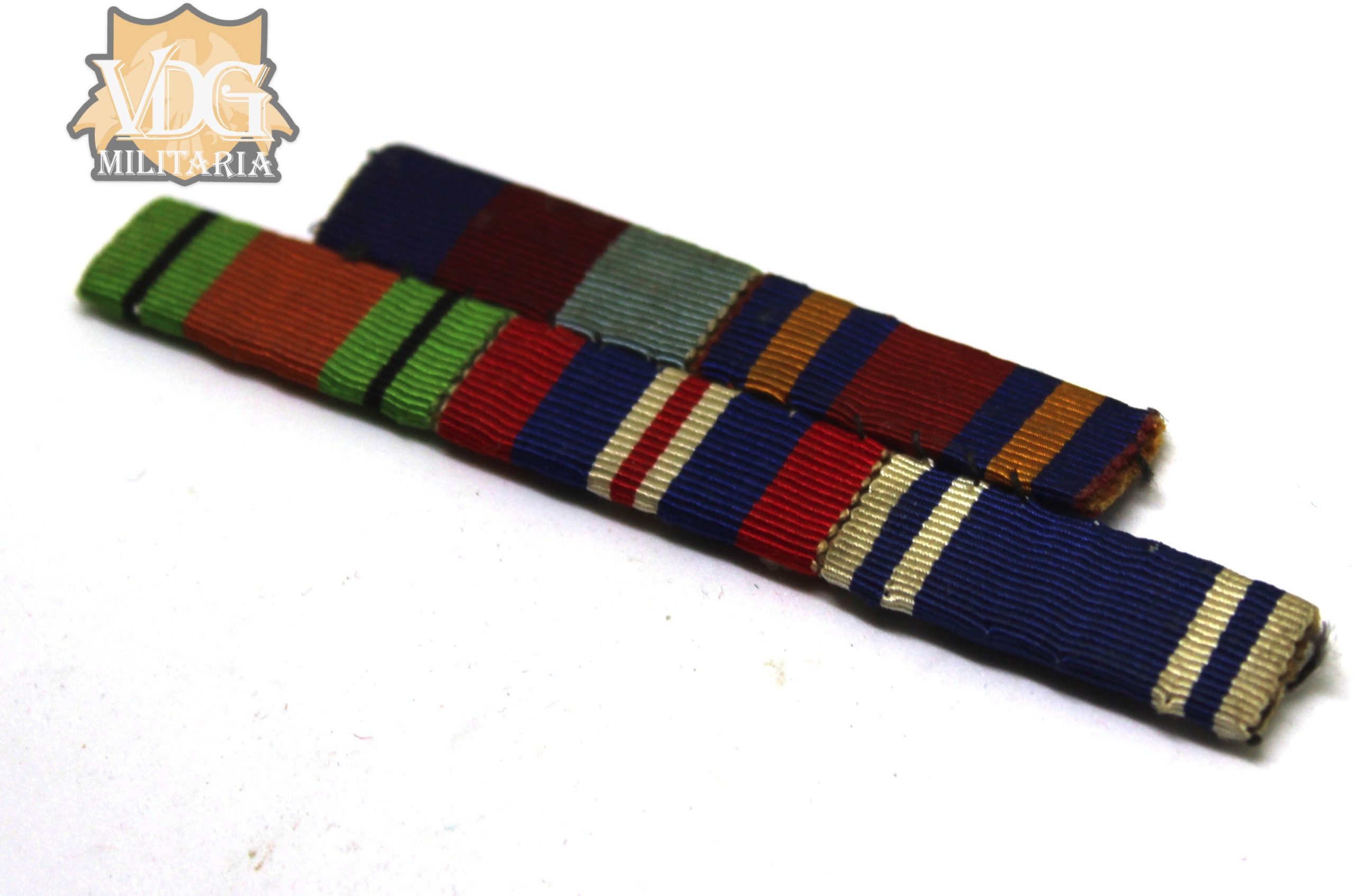 WW2 British 5 Place Ribbon Bar Rack