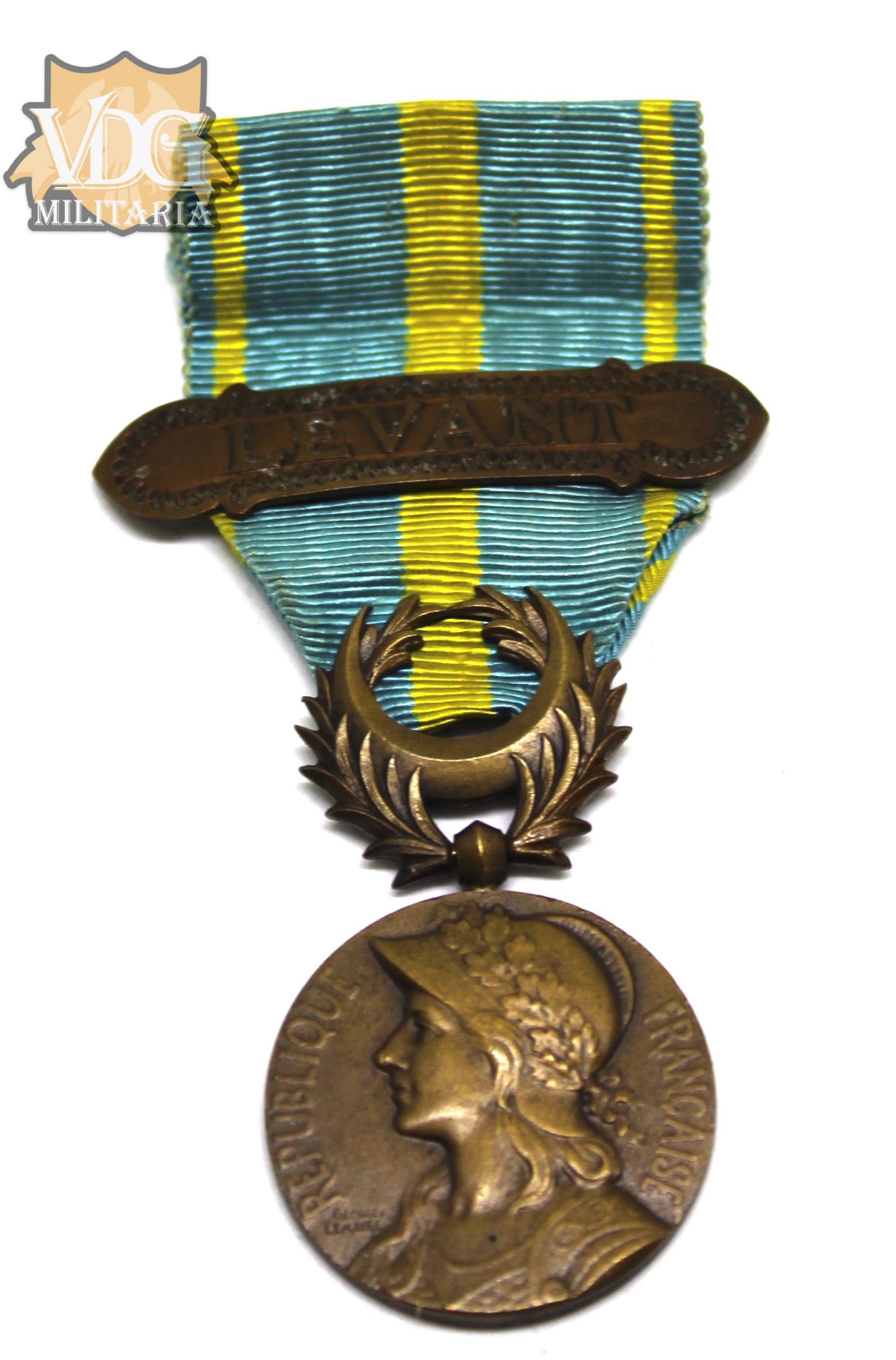 French Orient campaign Medal "Médaille commémorative d'Orient" with LEVANT Clasp
