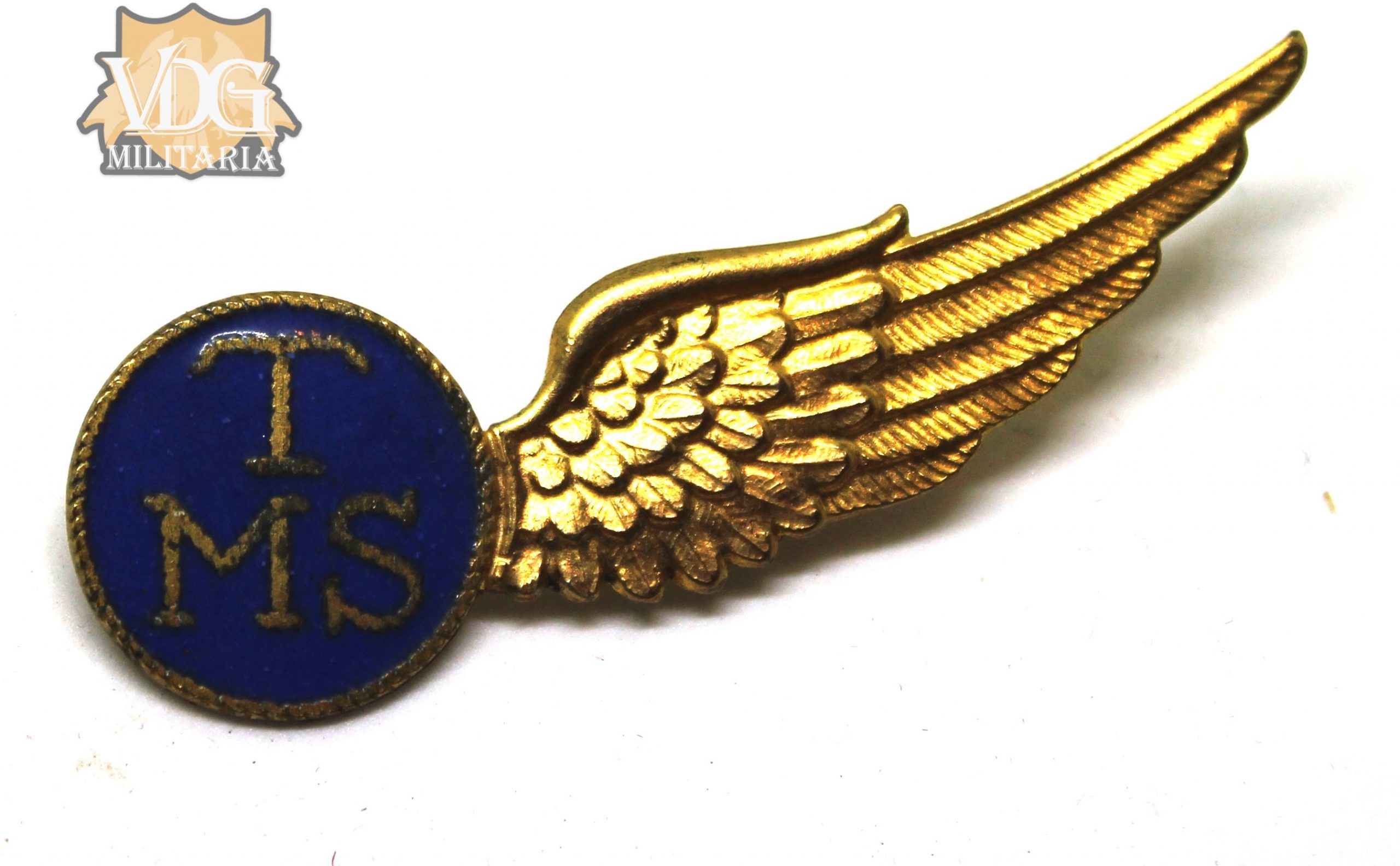 WW2 Kingdom of the Netherlands Royal Dutch Navy Radio Operator/Mechanic/Gunner Wings Badge