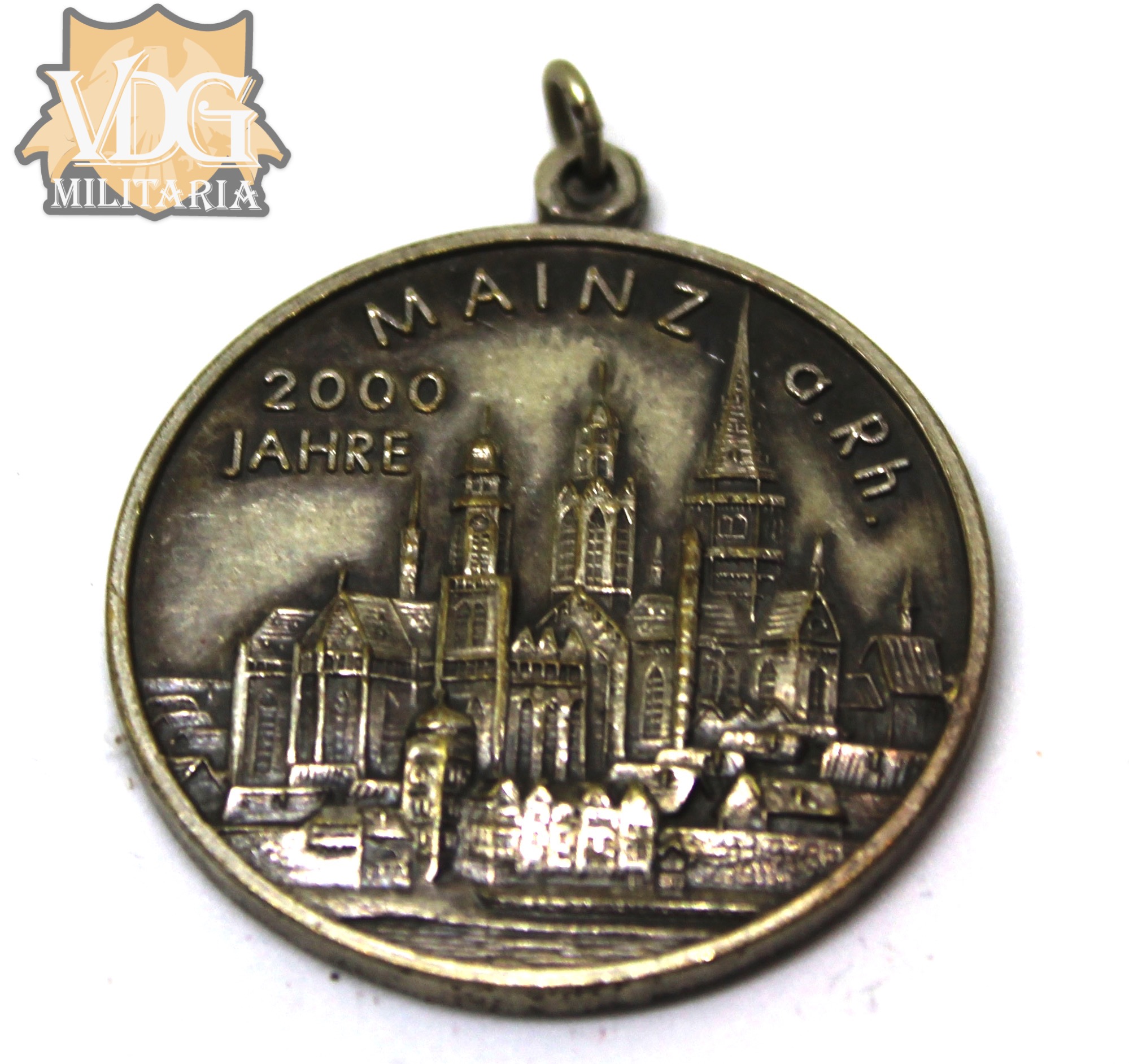 German "Das goldene Mainz am Rhein - 2000 Jahre" .800 Silver Medal