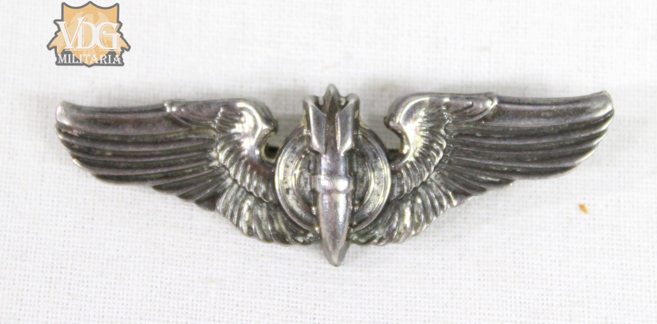 WW2 US Army Air Force Bombardier Wings-Pinback