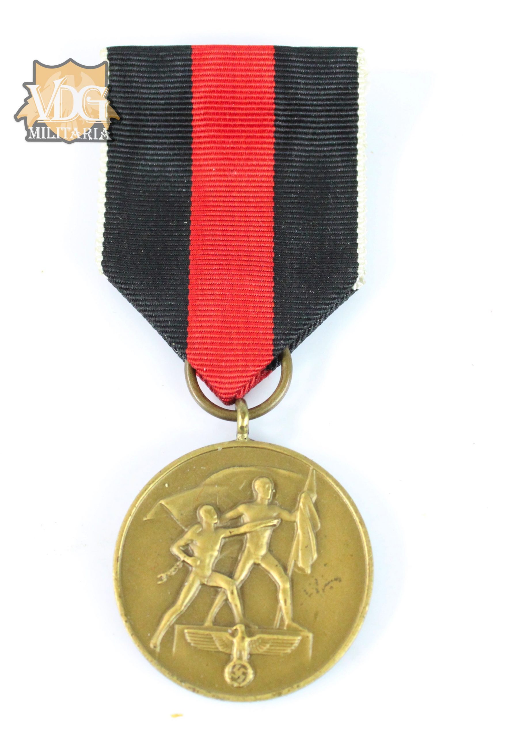 WW2 German 1938 Czech Annexation Medal – Sudetenland Medal