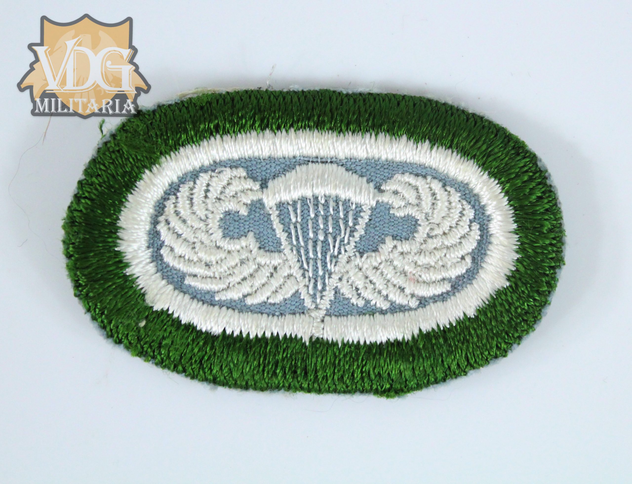 WW2 Era US Army 11th Airborne 511th Paratrooper Regiment Oval with Embroidered Jump Wings