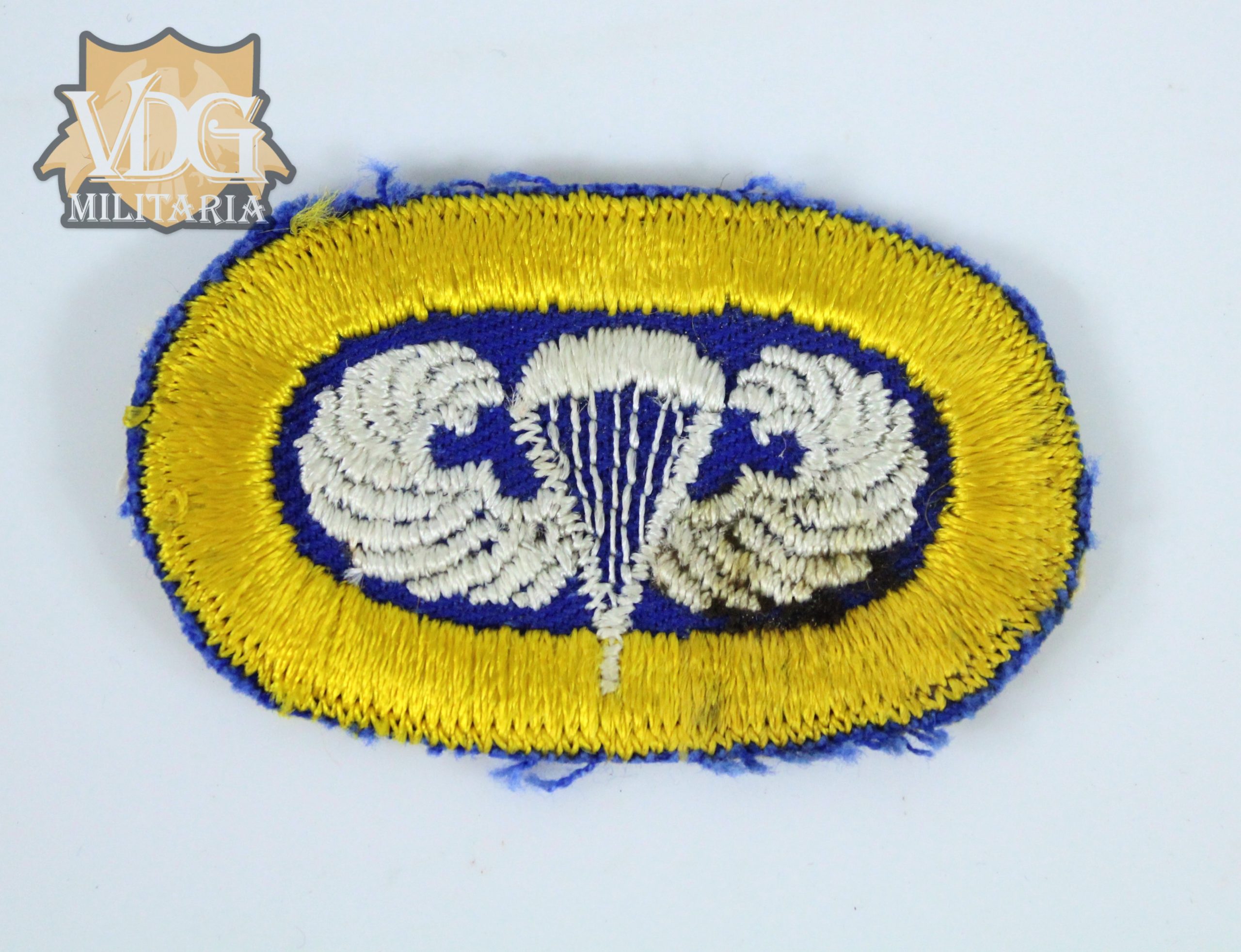 WWII Era 82nd Airborne 504 Para Infantry With Embroidered Jump Wings Oval