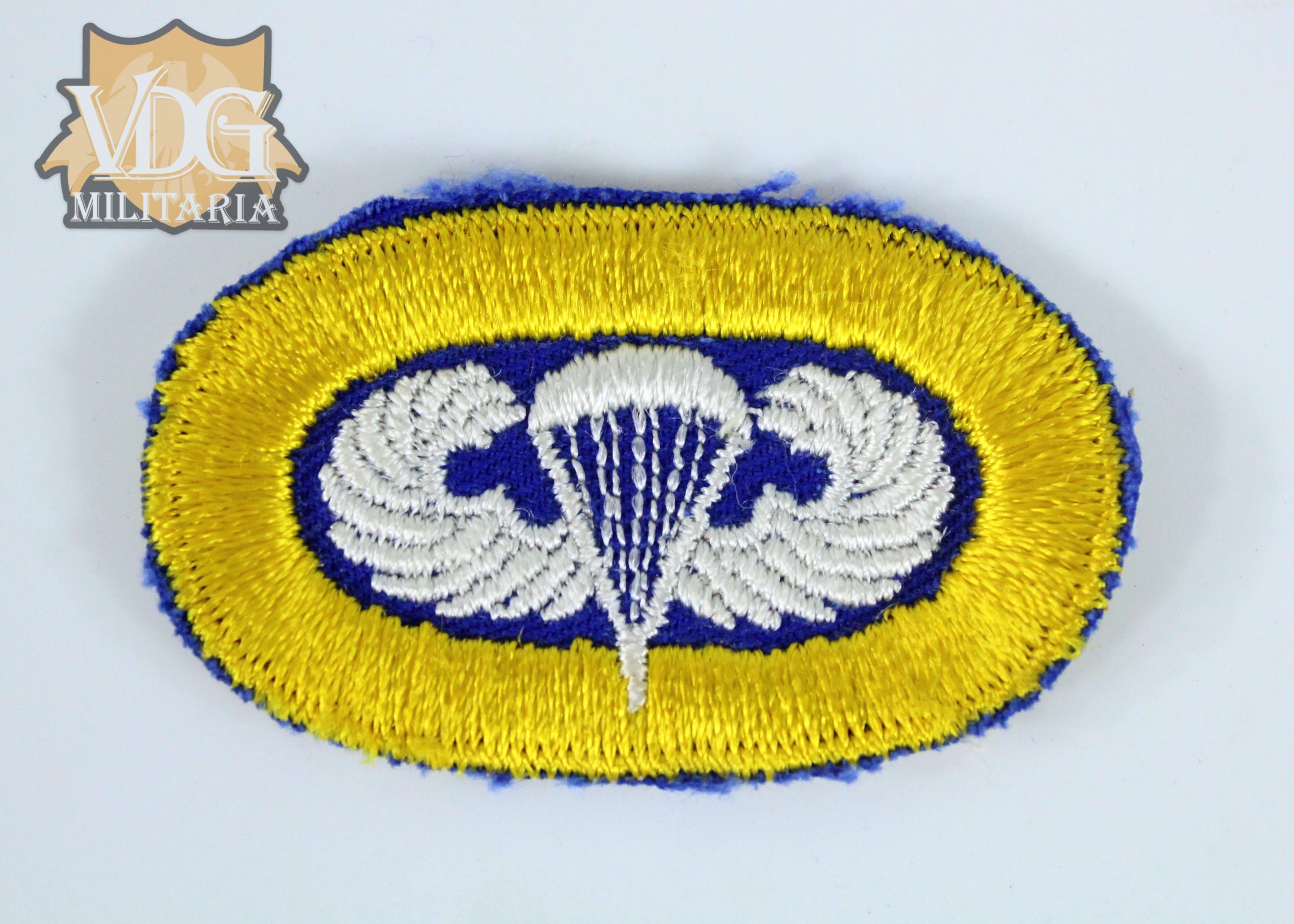 WWII Era 82nd Airborne 504 Para Infantry With Embroidered Jump Wings Oval