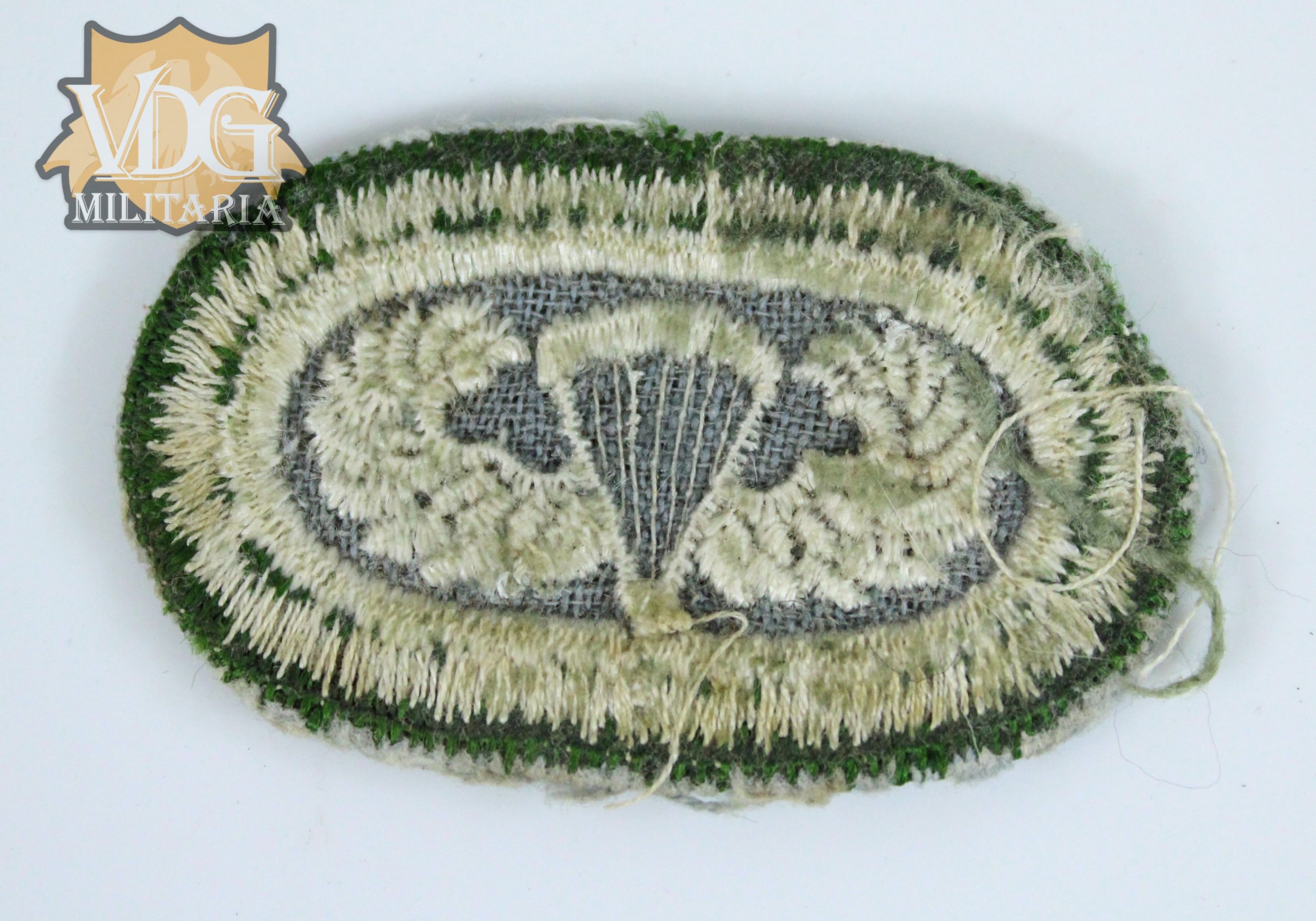 WW2 Era US Army 11th Airborne 511th Paratrooper Regiment Oval with Jump Wings - Image 2