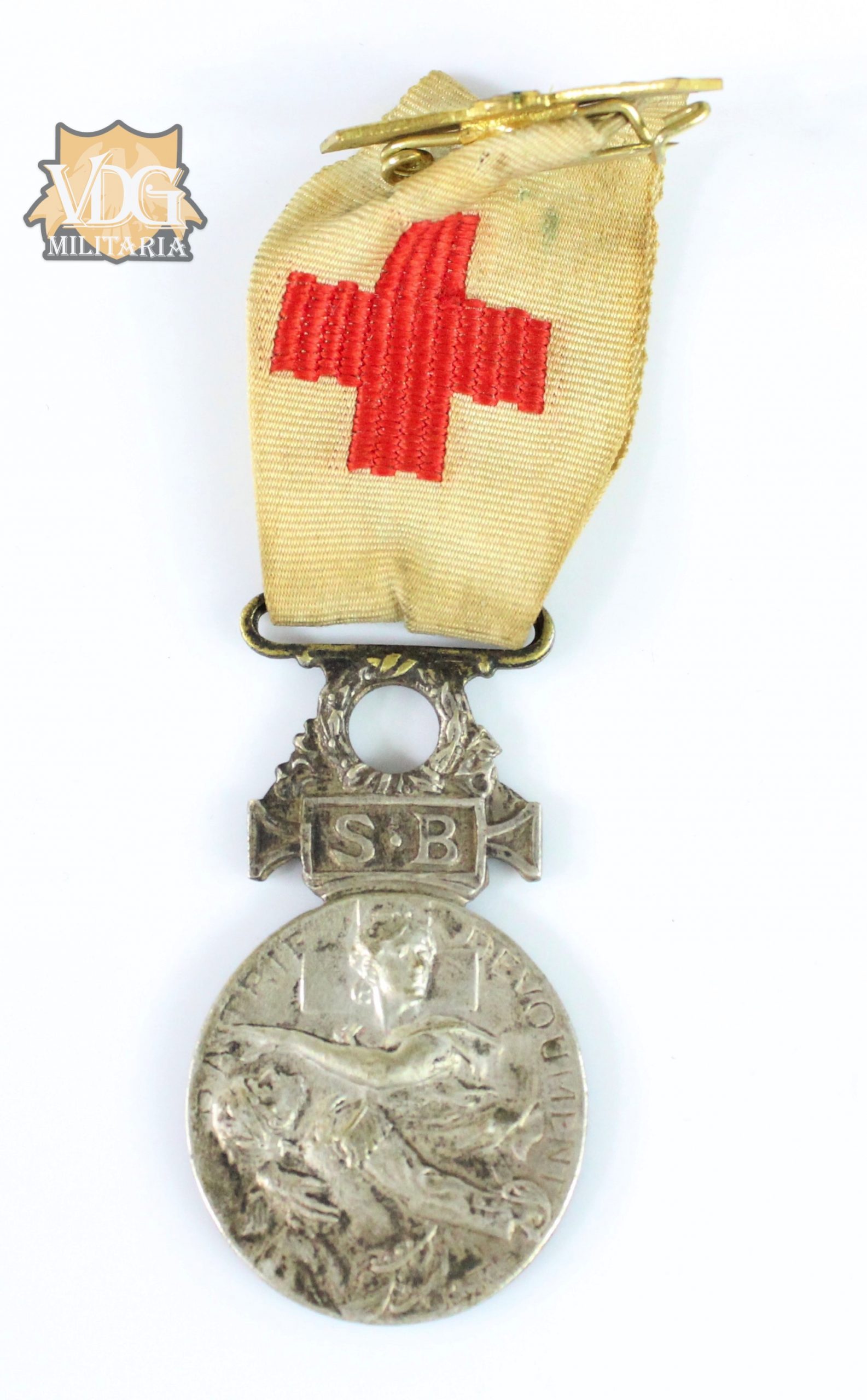 19th Century French Society for the Aid of Wounded Military 1864–1866 Medal