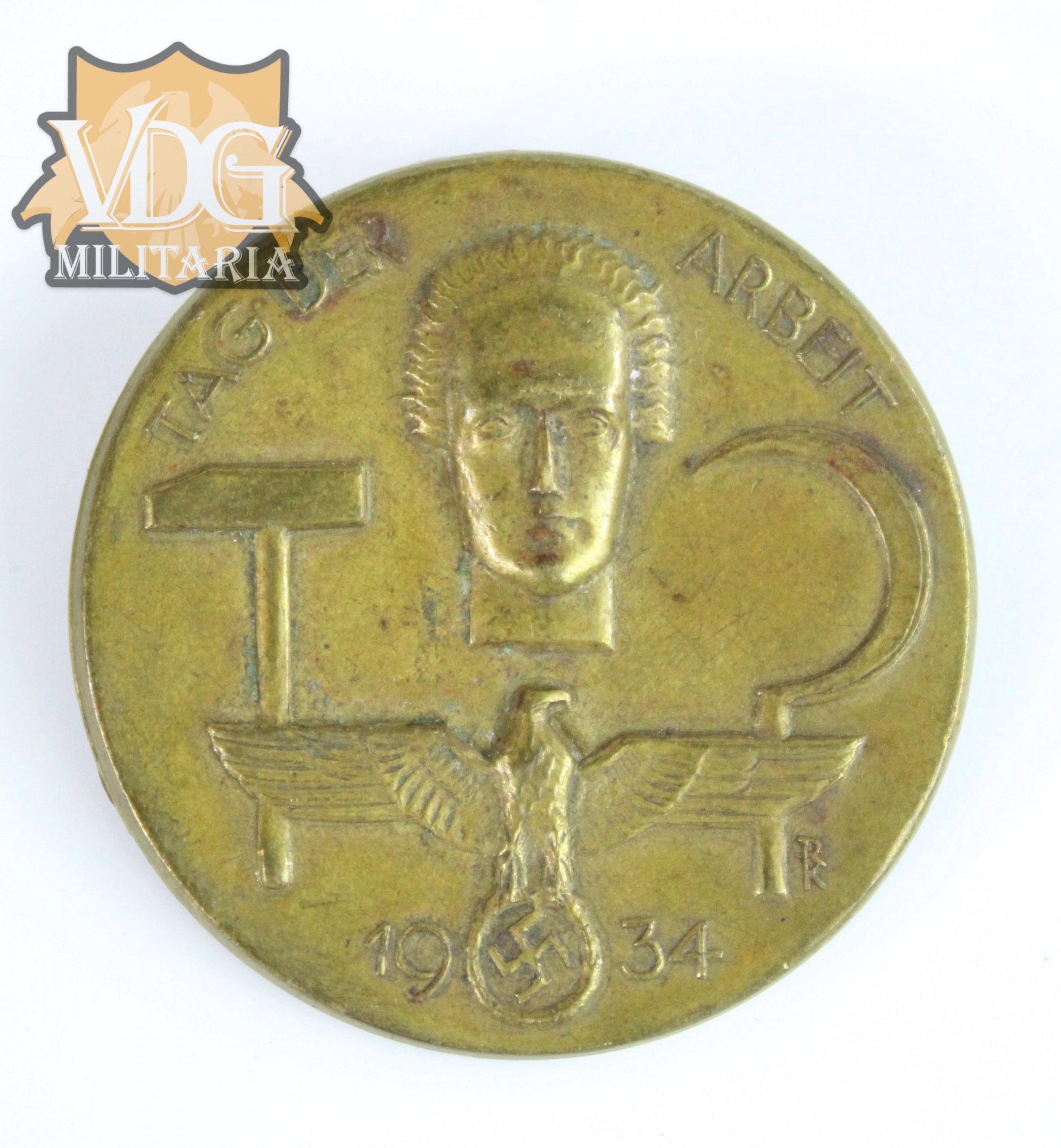 WW2 German Tag der Arbeit 1934 Tinnie