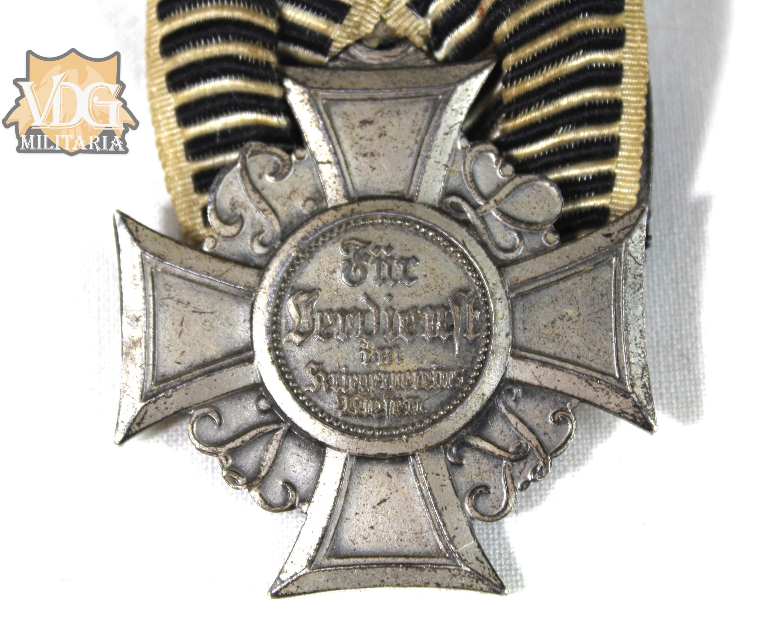 WW1 German "Erenkreuz 2.Klasse des Preußischen Landes-Kriegerverbandes" Veterans Medal - Image 2