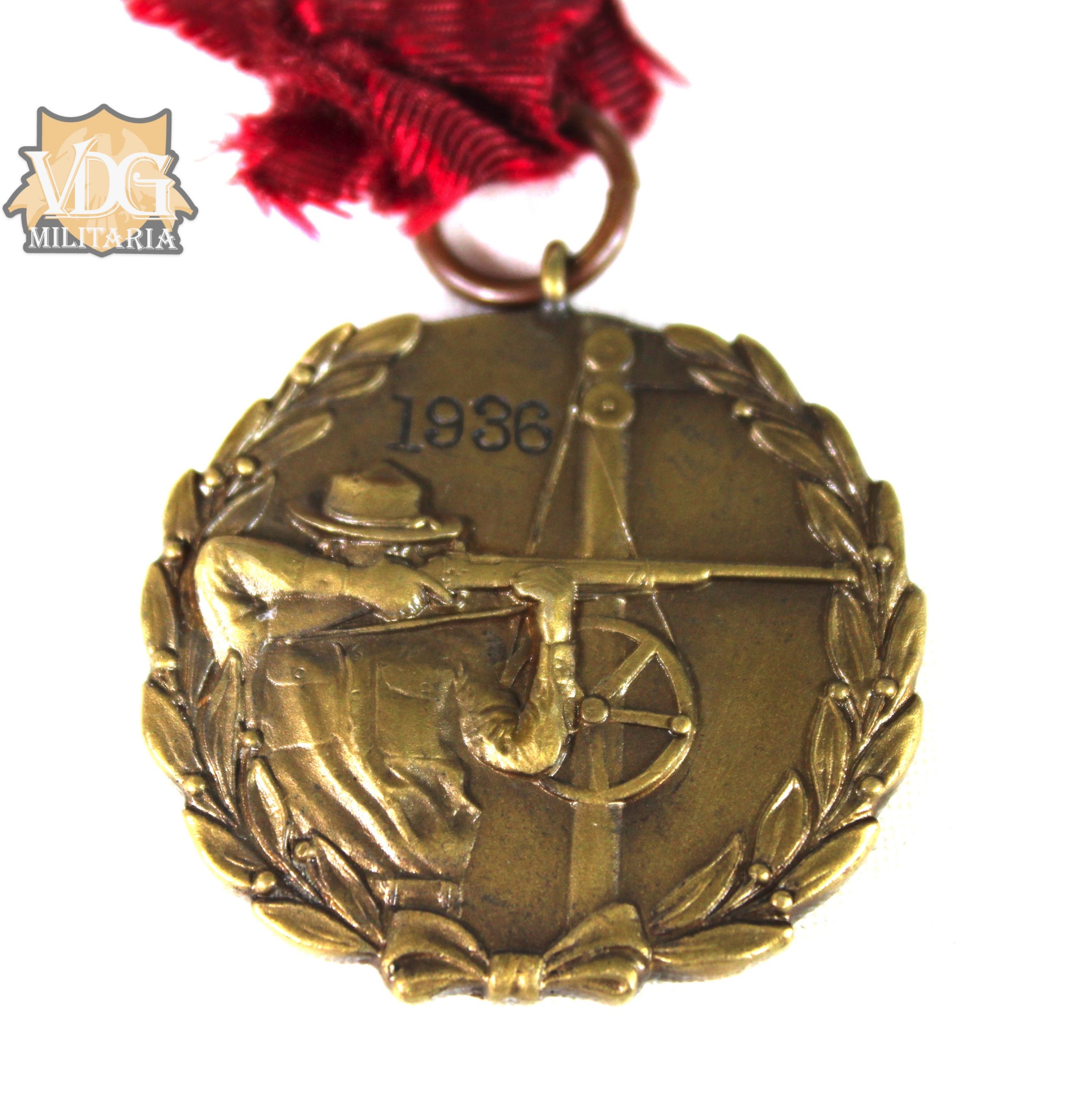 US 1936 Shooting Competition Medal