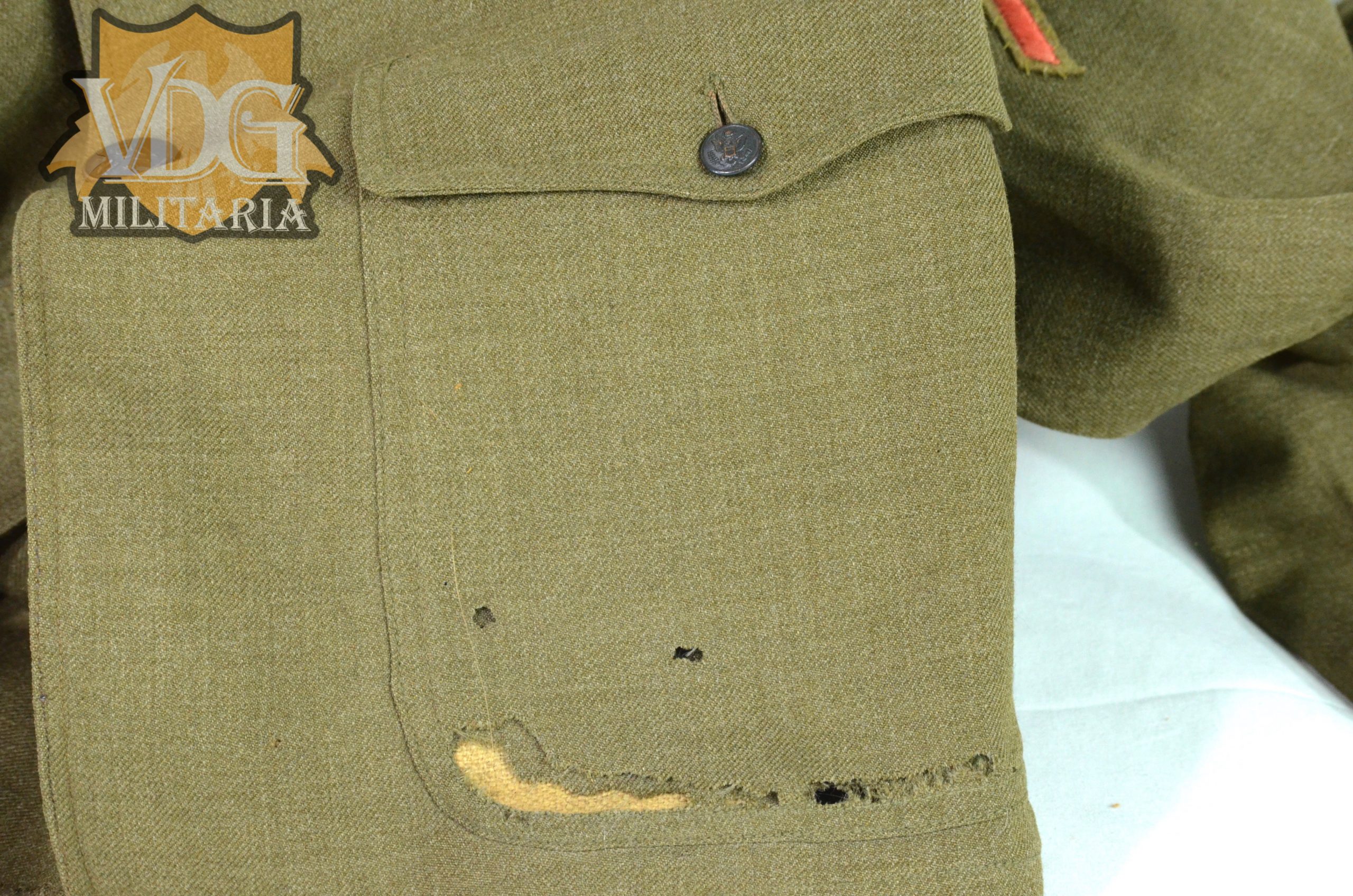 WW1 US 7th Aviation Squadron Jacket - Image 6