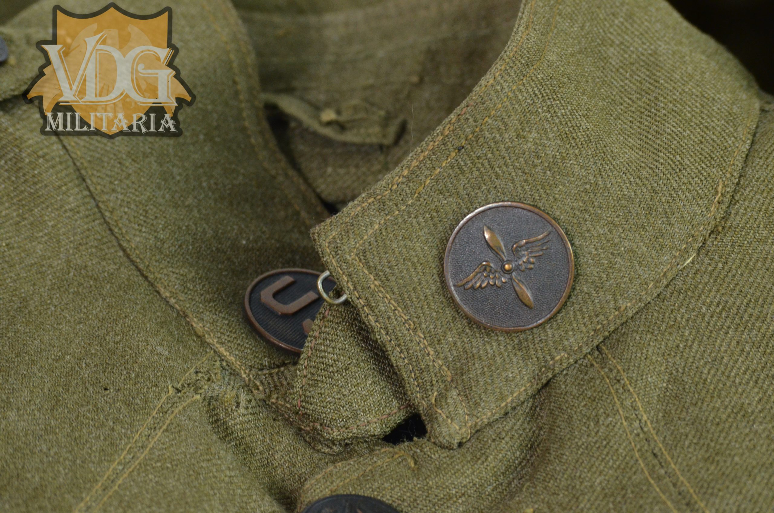 WW1 US 7th Aviation Squadron Jacket - Image 9