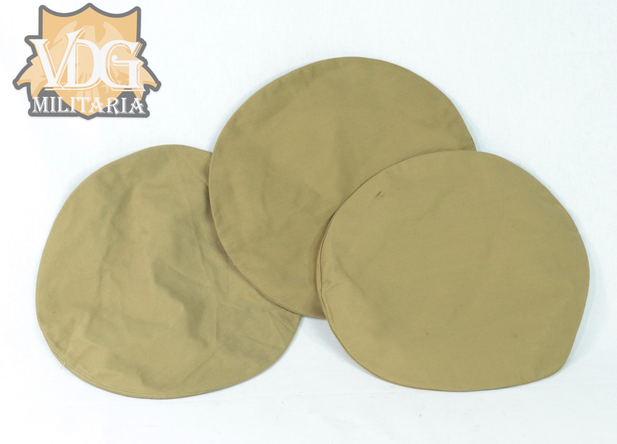 WW2 USMC Headgear Grouping-3 Visor Covers and Garrison Cap - Image 4