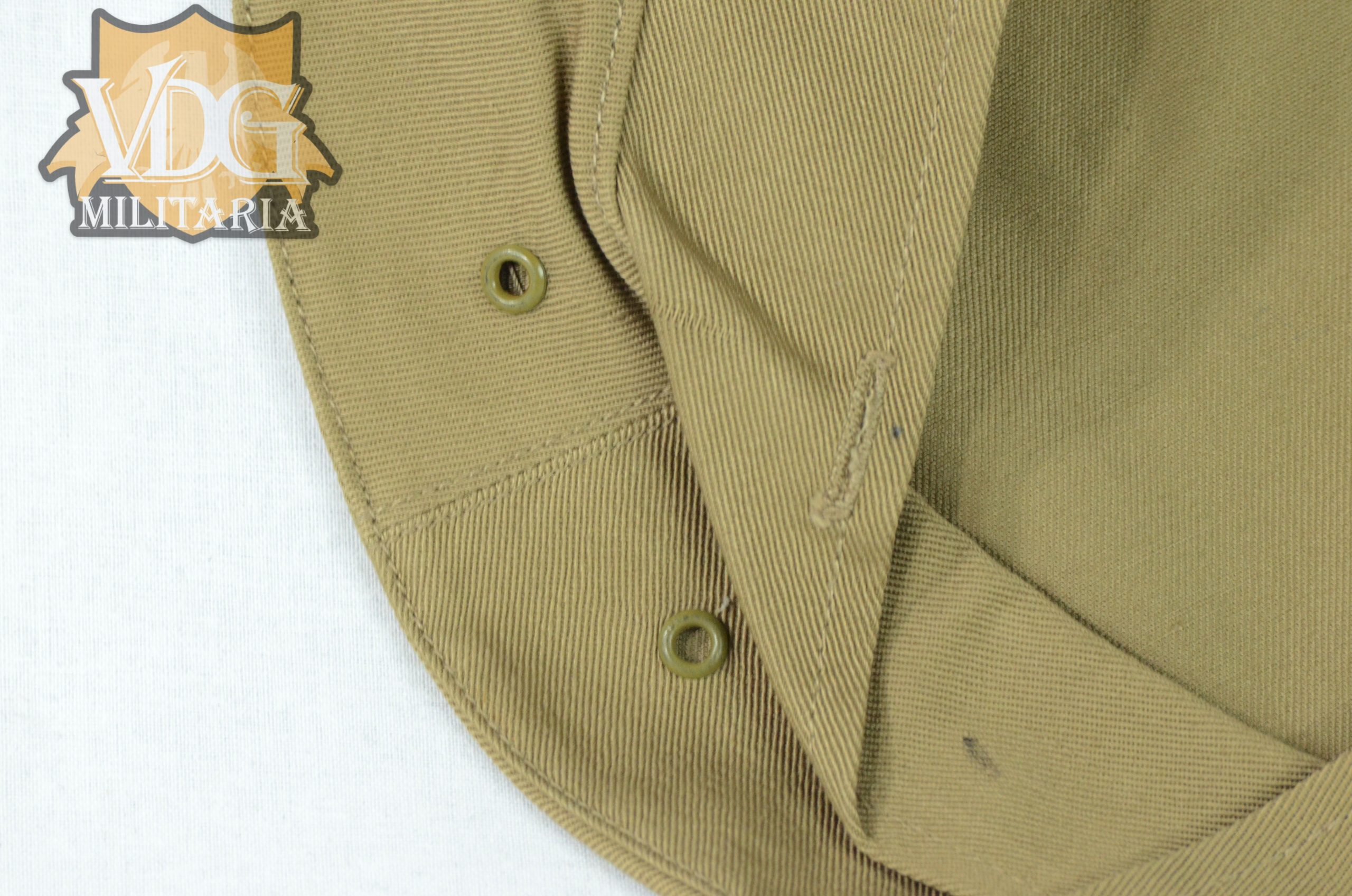 WW2 USMC Headgear Grouping-3 Visor Covers and Garrison Cap - Image 8