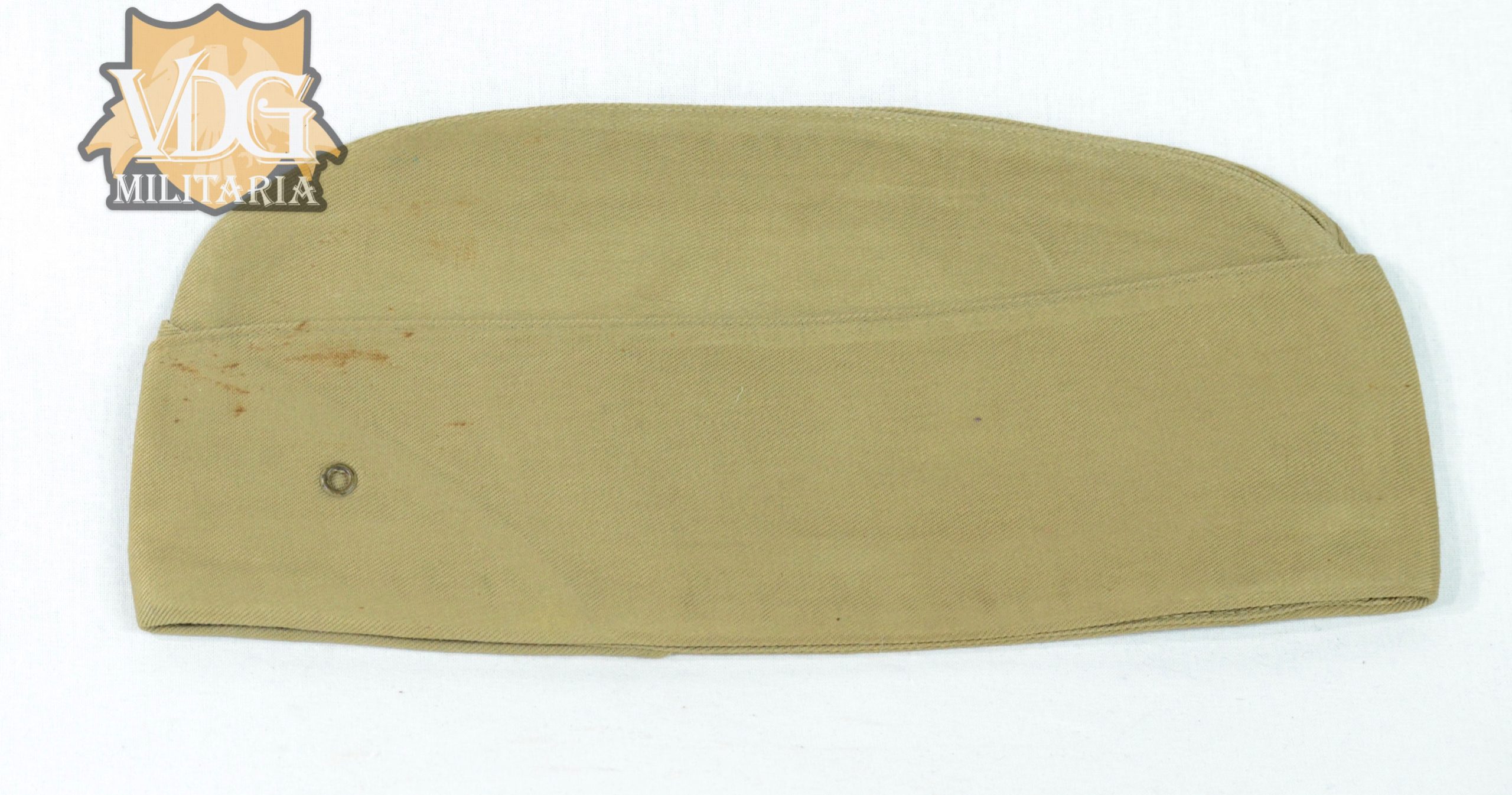 WW2 USMC Headgear Grouping-3 Visor Covers and Garrison Cap - Image 10