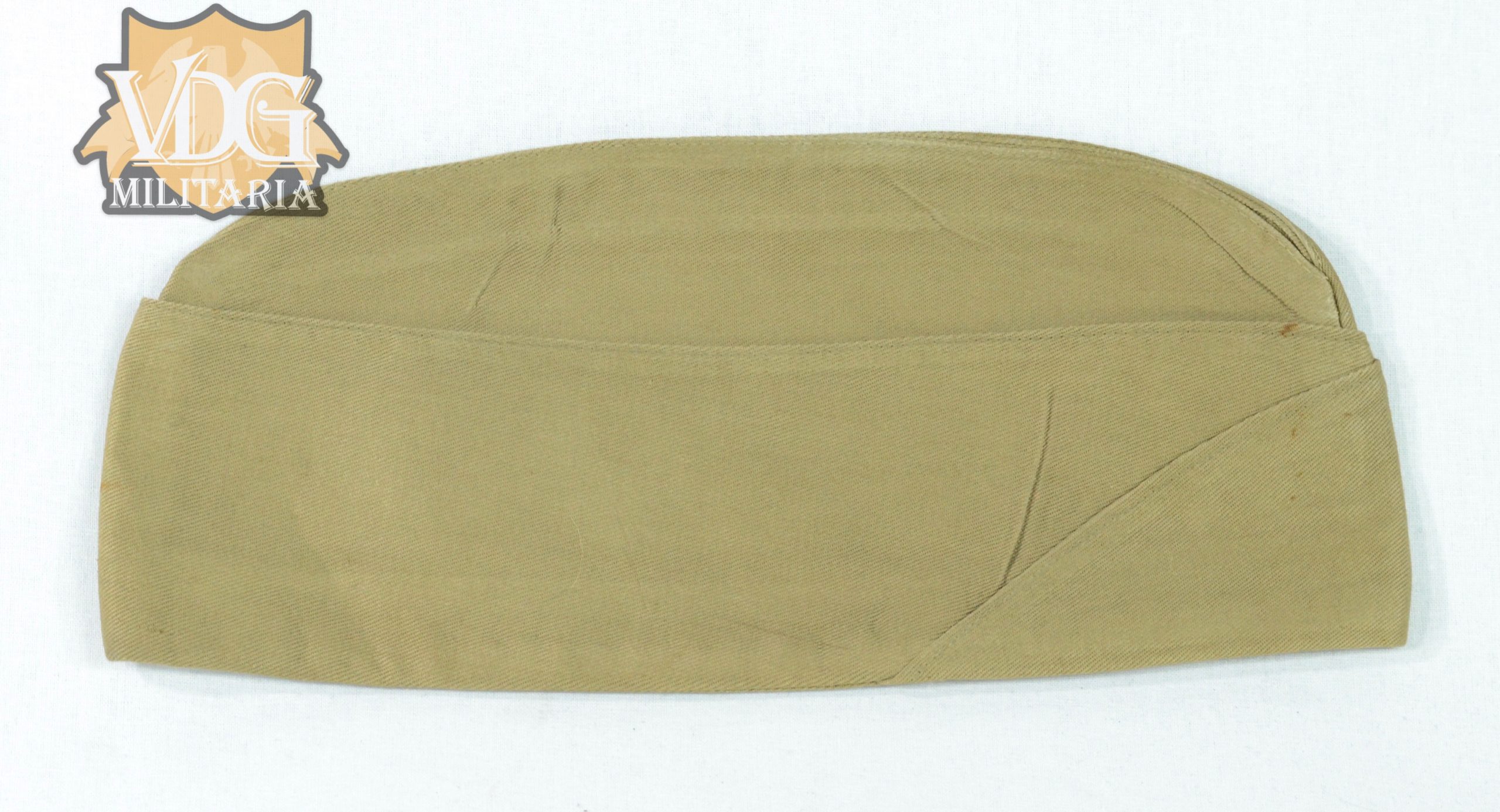 WW2 USMC Headgear Grouping-3 Visor Covers and Garrison Cap - Image 11