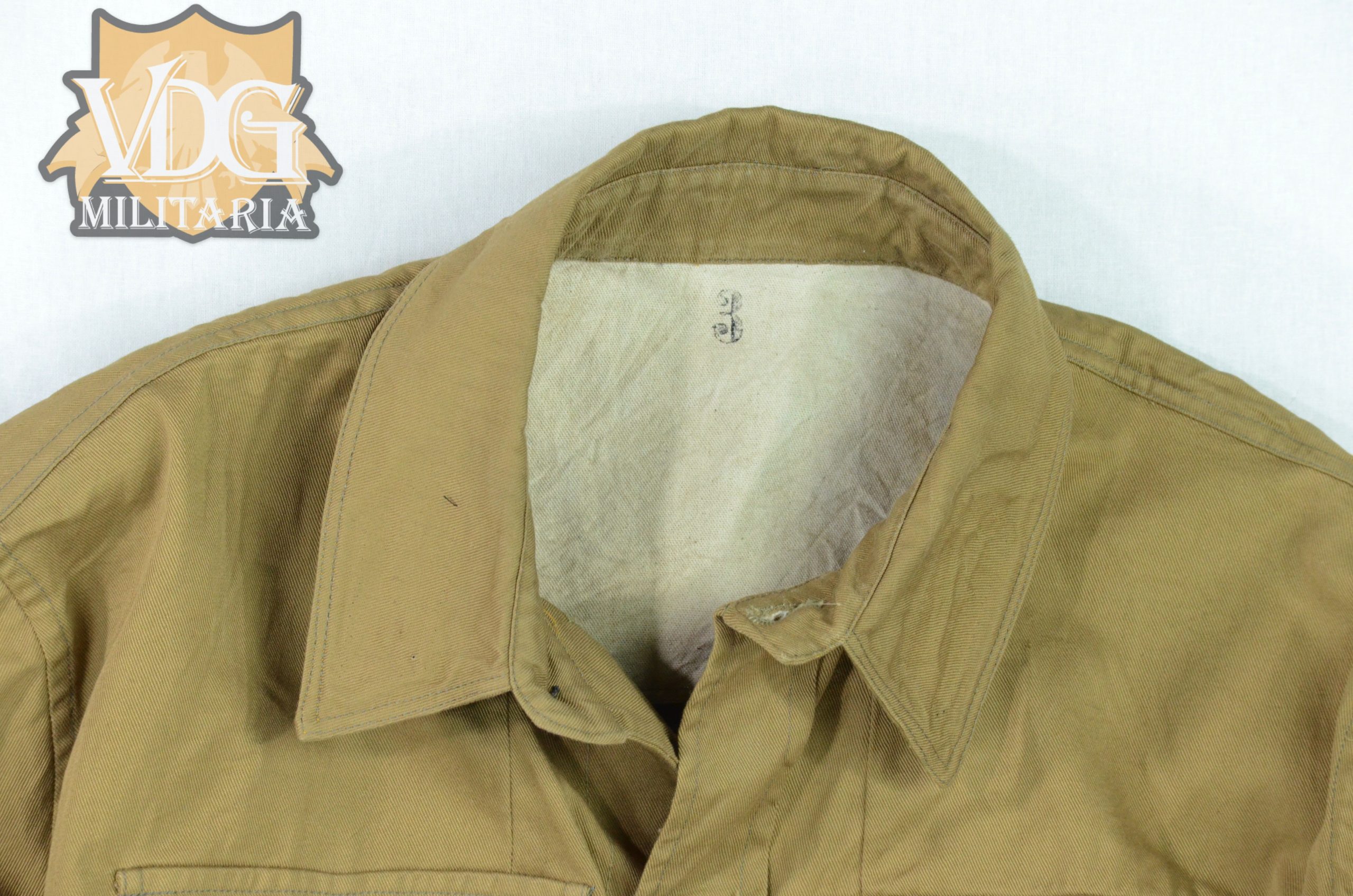 WW2 German SS 1937 Brown Dienstjacke w/ Early RZM Tag - Image 5