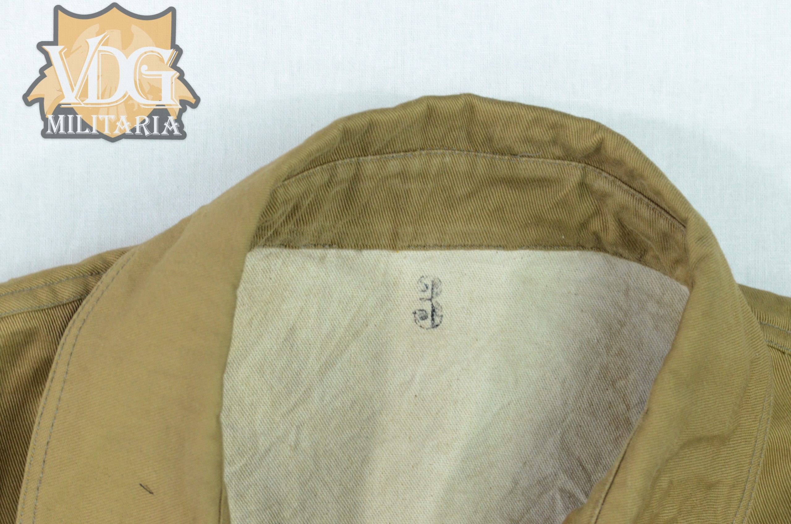 WW2 German SS 1937 Brown Dienstjacke w/ Early RZM Tag - Image 6