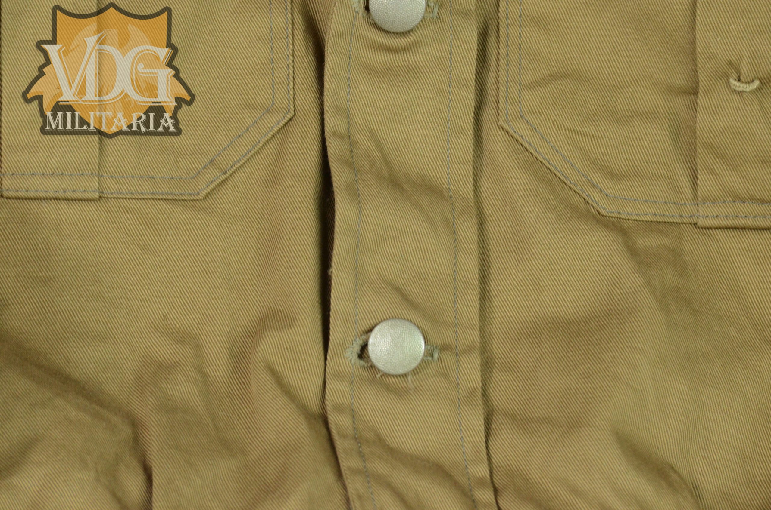 WW2 German SS 1937 Brown Dienstjacke w/ Early RZM Tag - Image 8