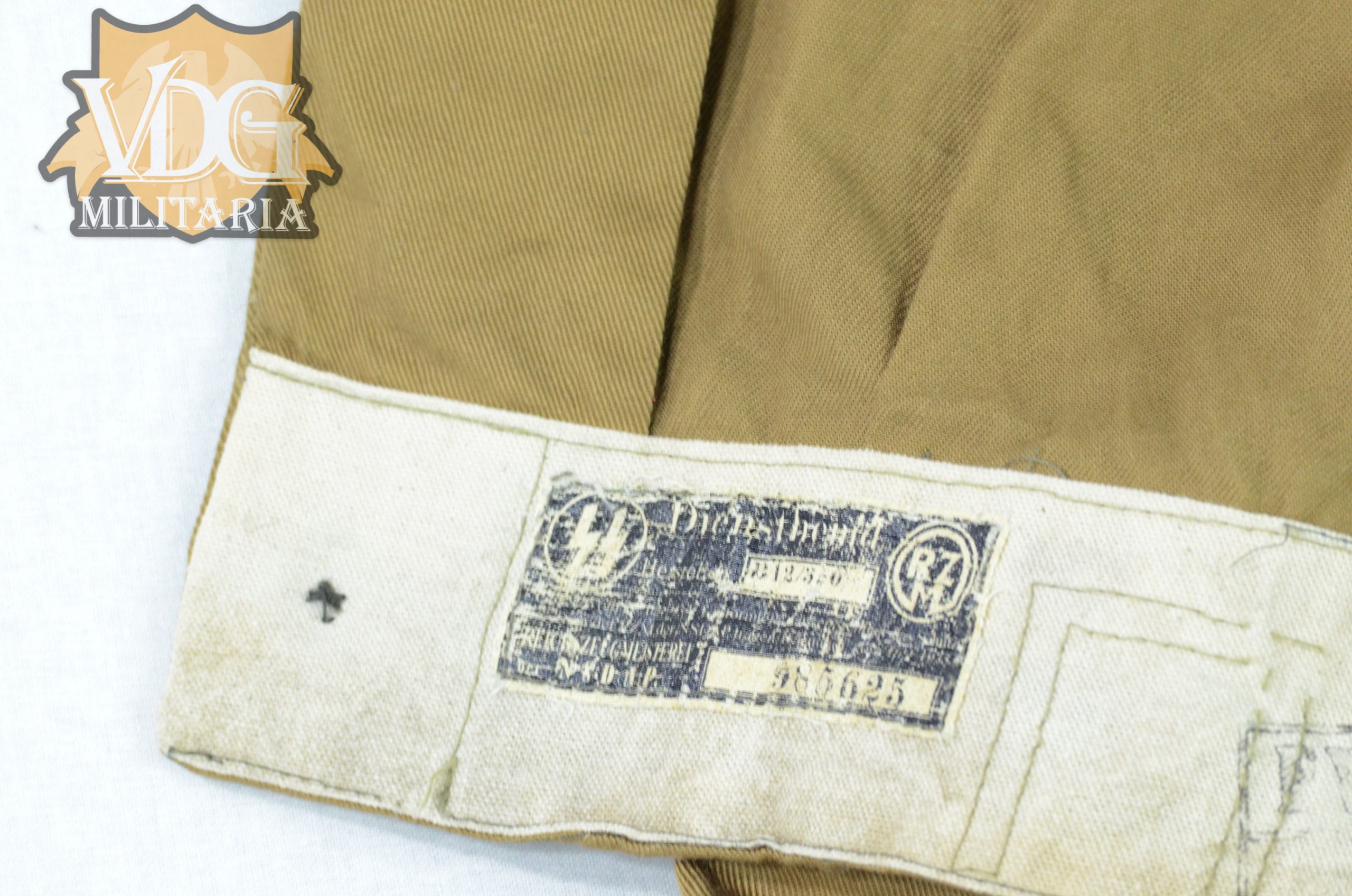 WW2 German SS 1937 Brown Dienstjacke w/ Early RZM Tag - Image 16