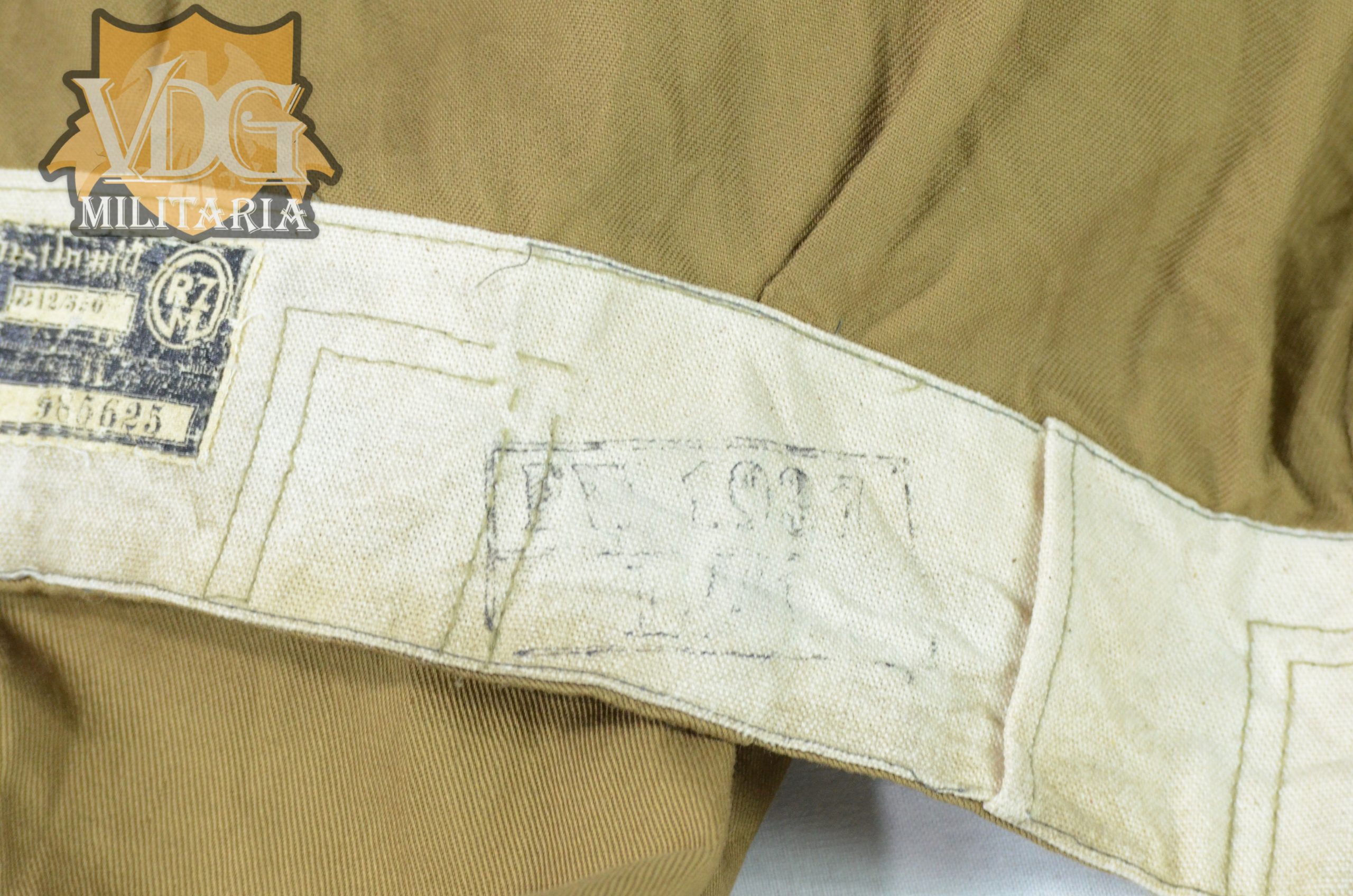 WW2 German SS 1937 Brown Dienstjacke w/ Early RZM Tag - Image 18