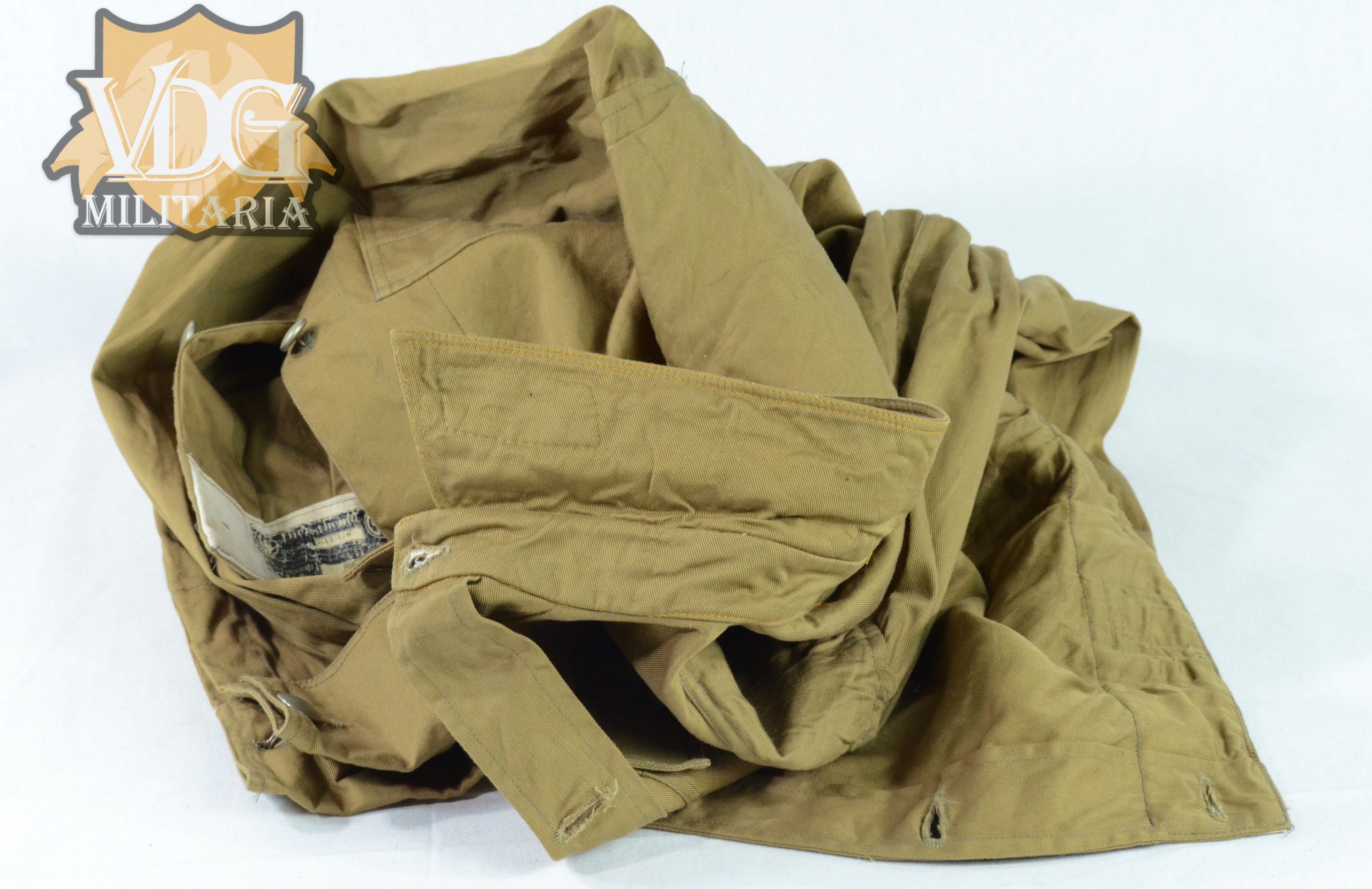 WW2 German SS 1937 Brown Dienstjacke w/ Early RZM Tag - Image 37