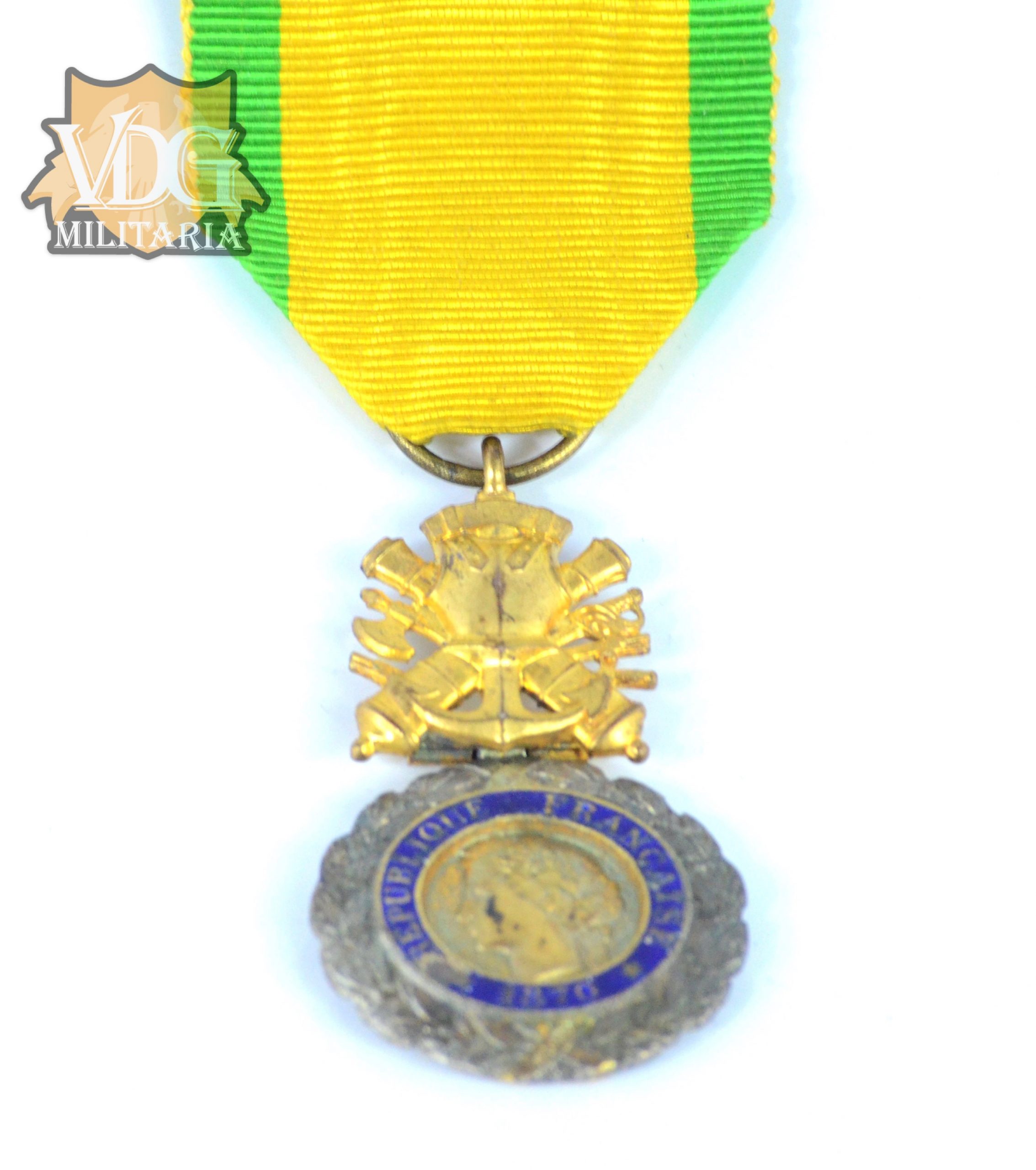 French Médaille Militaire for Valor and Long Service Medal– Third Republic Issue - Image 11