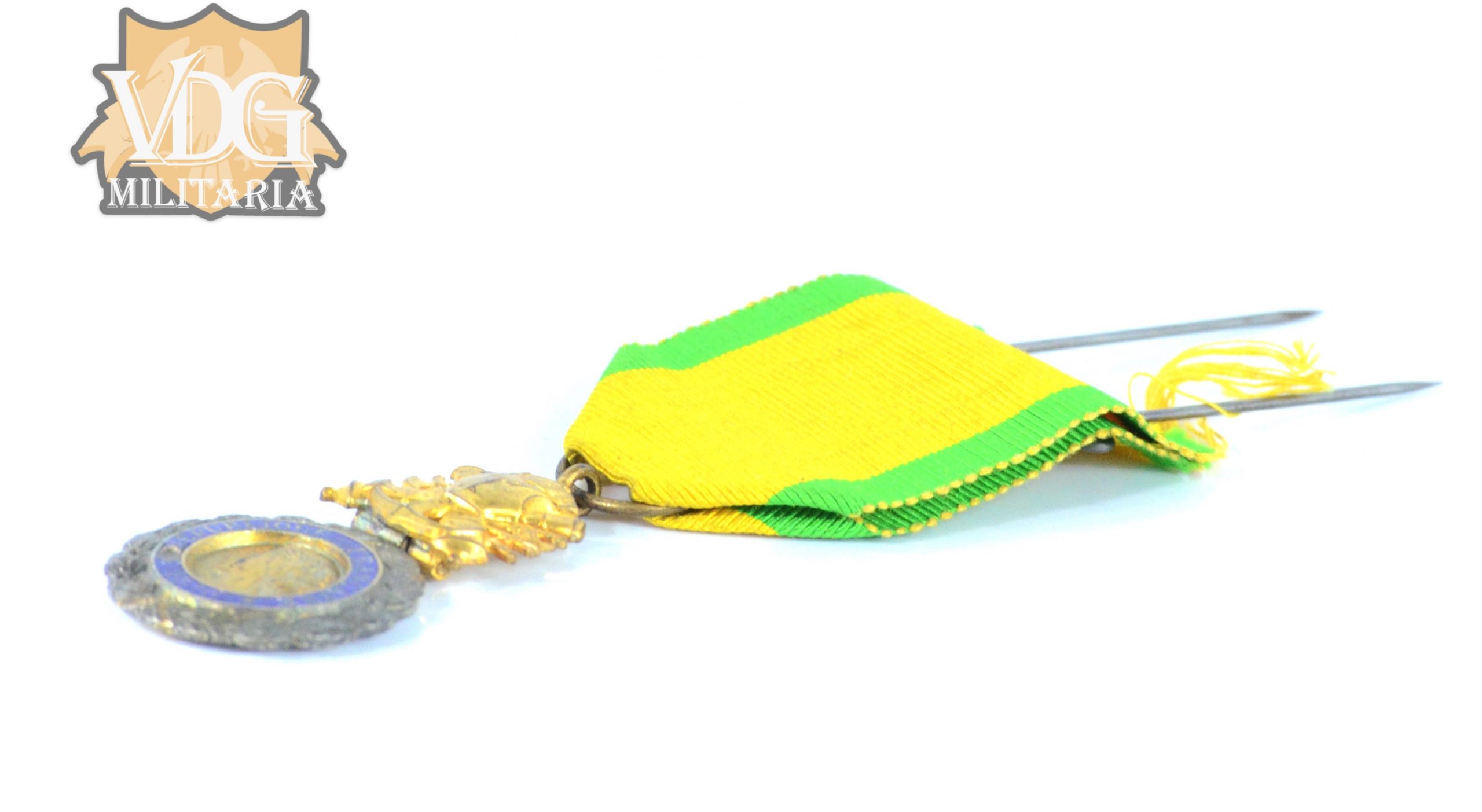 French Médaille Militaire for Valor and Long Service Medal– Third Republic Issue - Image 3