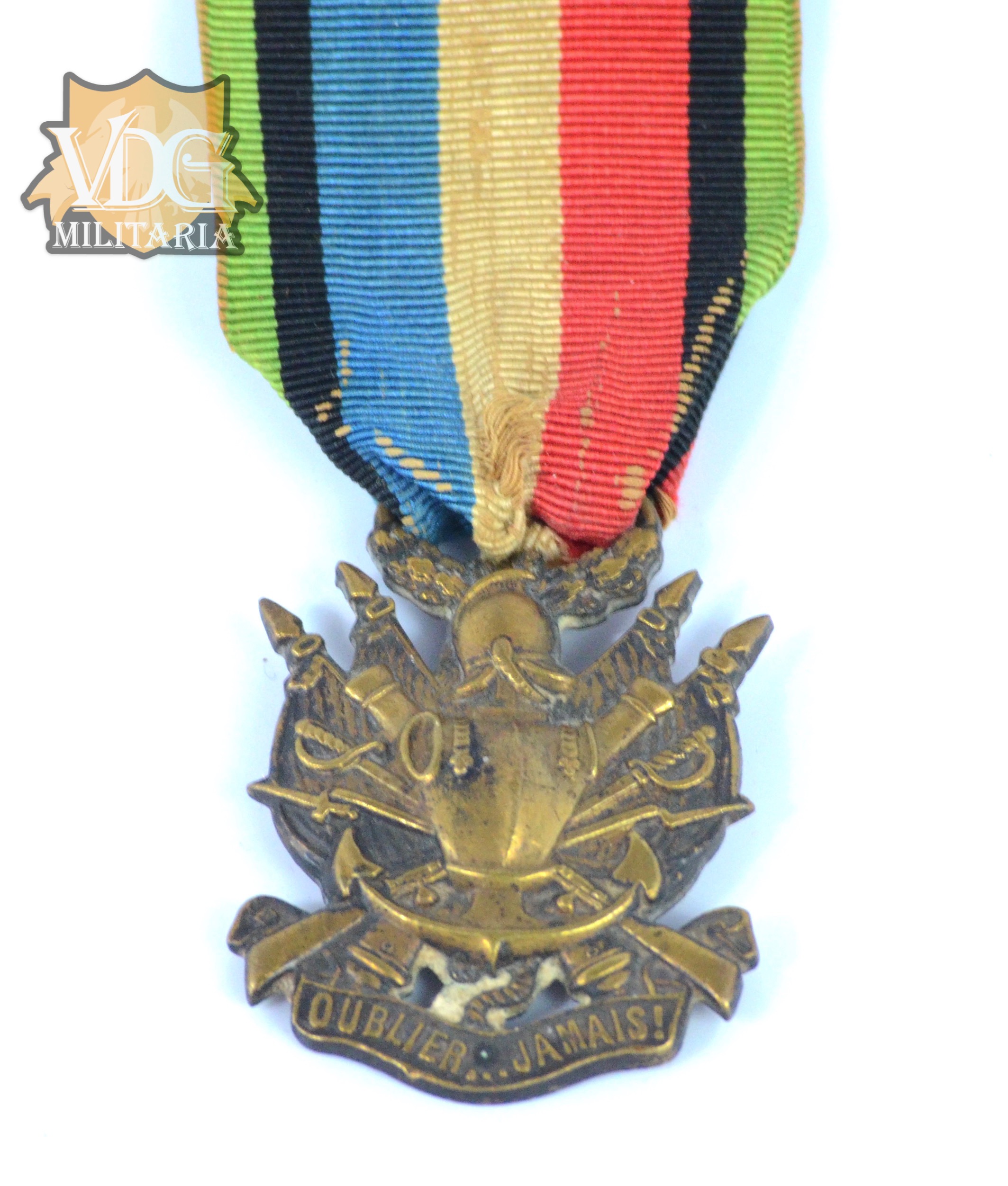 French Franco-Prussian Veterans Medal-Bronze - Image 6