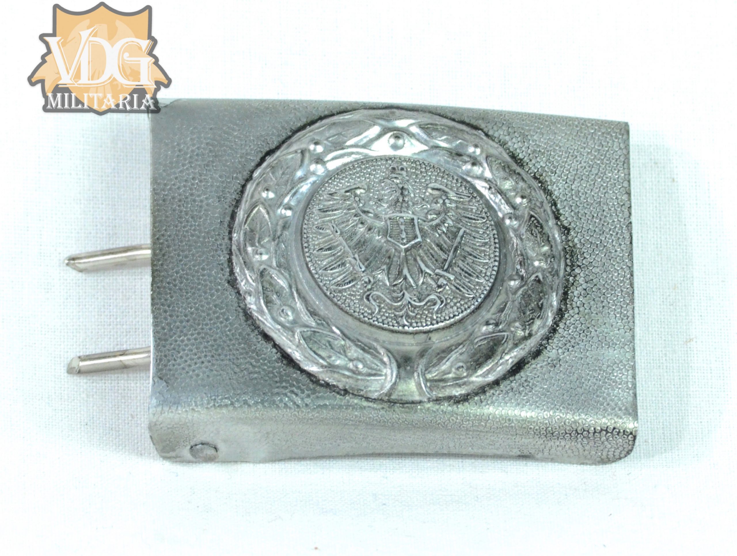 Post WW2 German Aluminum Belt Buckle - Image 2