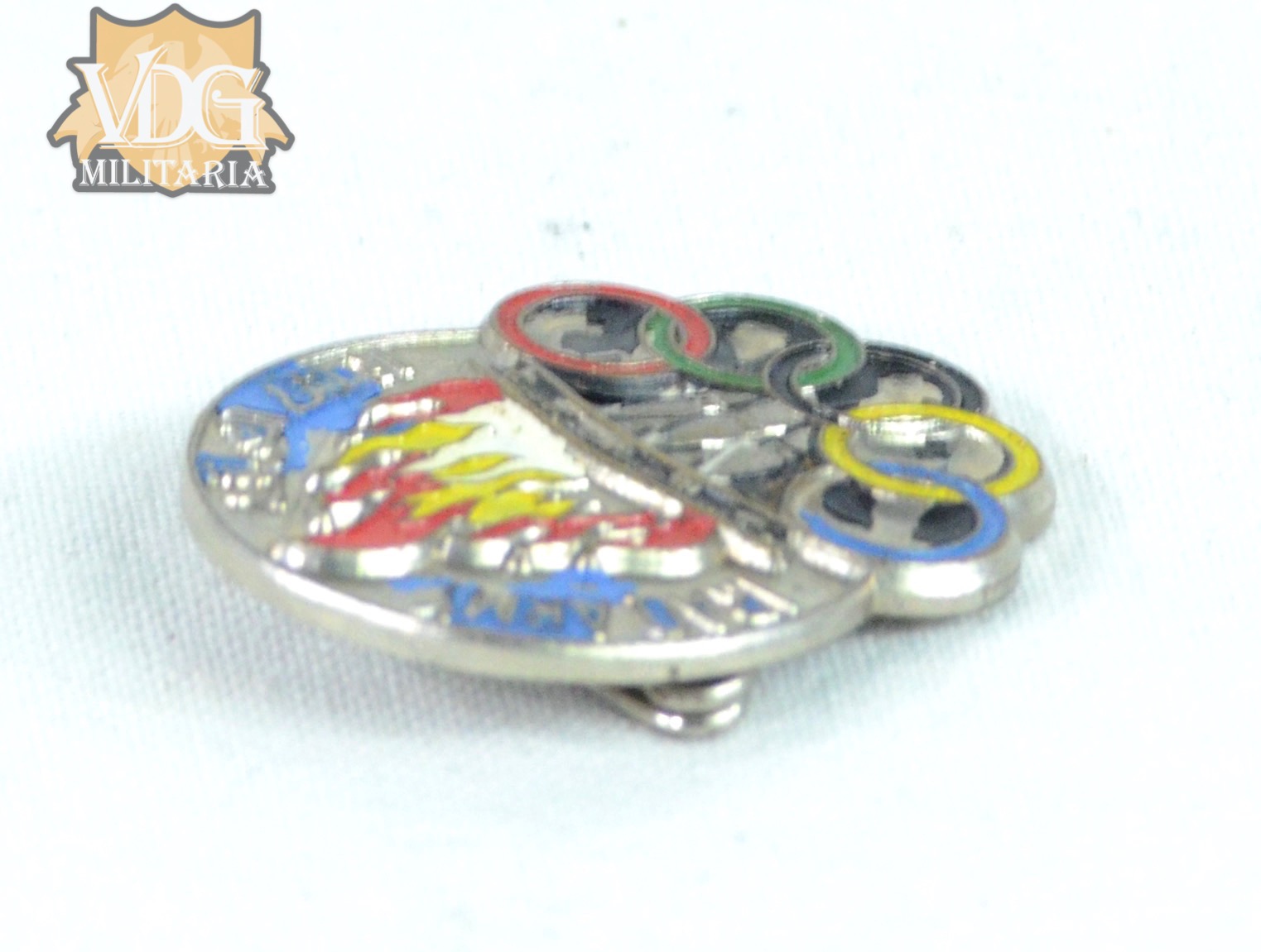 Saddam Era Iraqi Army Olympic Sports Committee Participation Pin - Image 3
