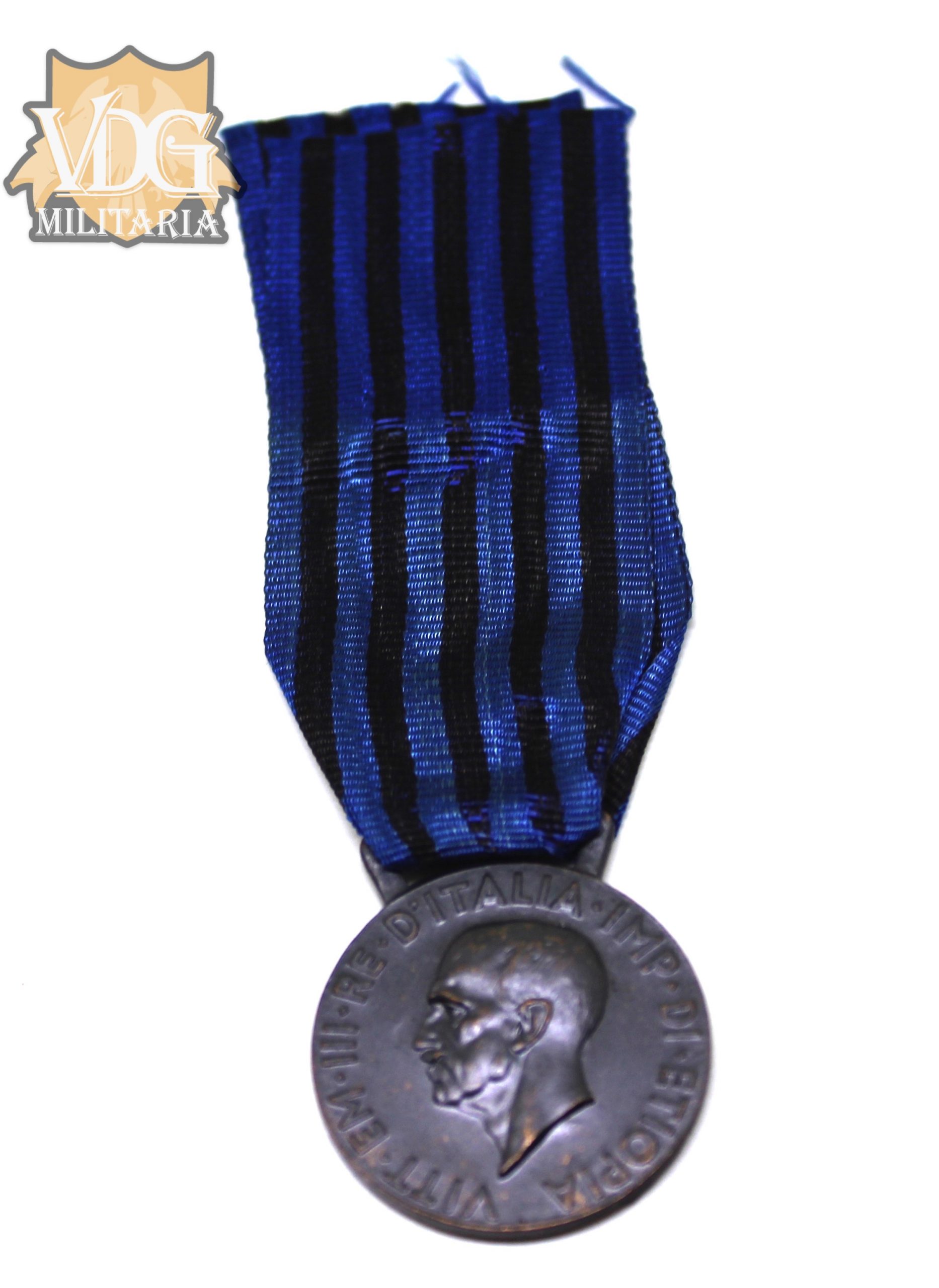 WW2 Era Italian 1936 Ethiopian Campaign Medal - Image 3