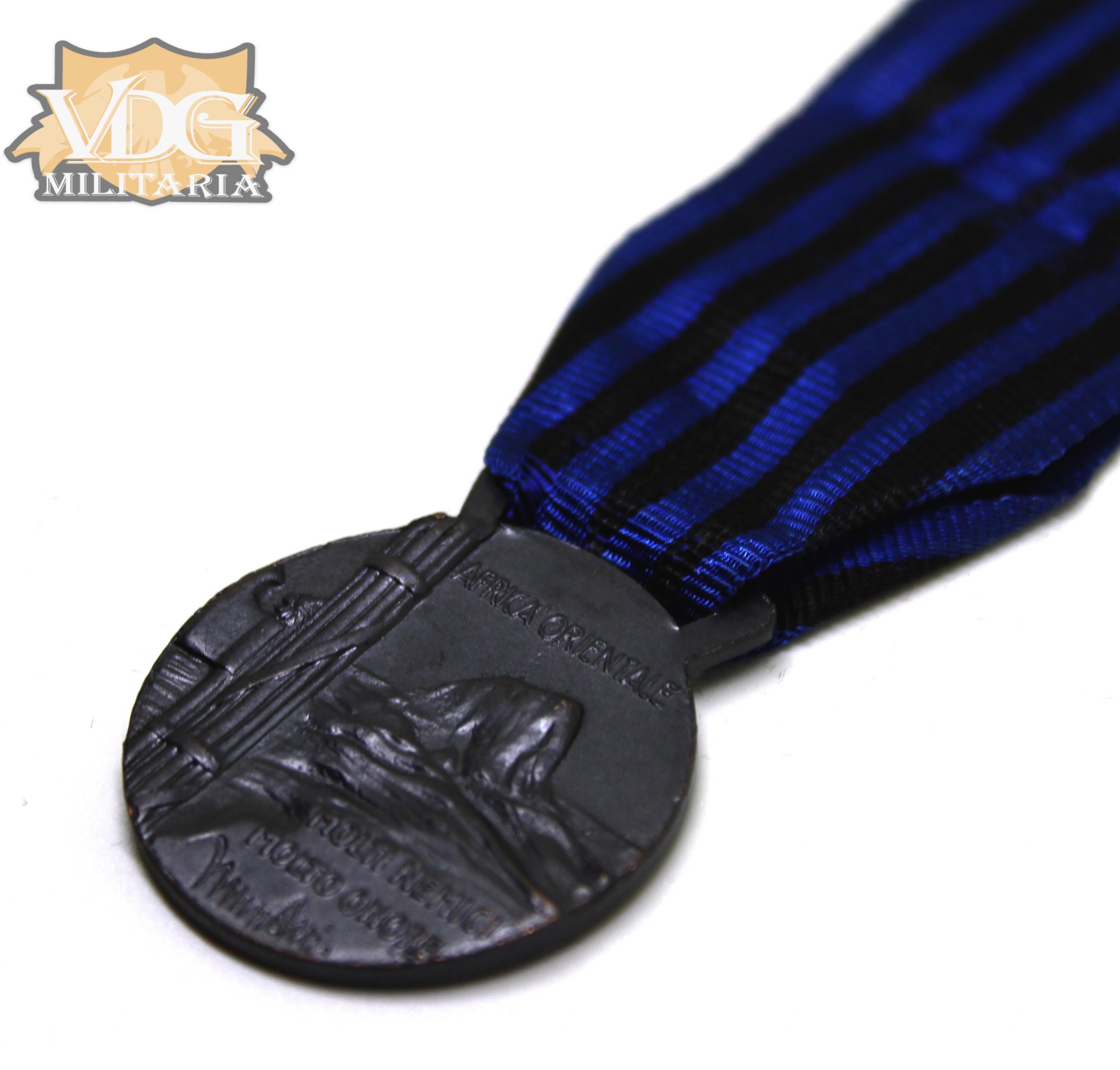 WW2 Era Italian 1936 Ethiopian Campaign Medal - Image 7