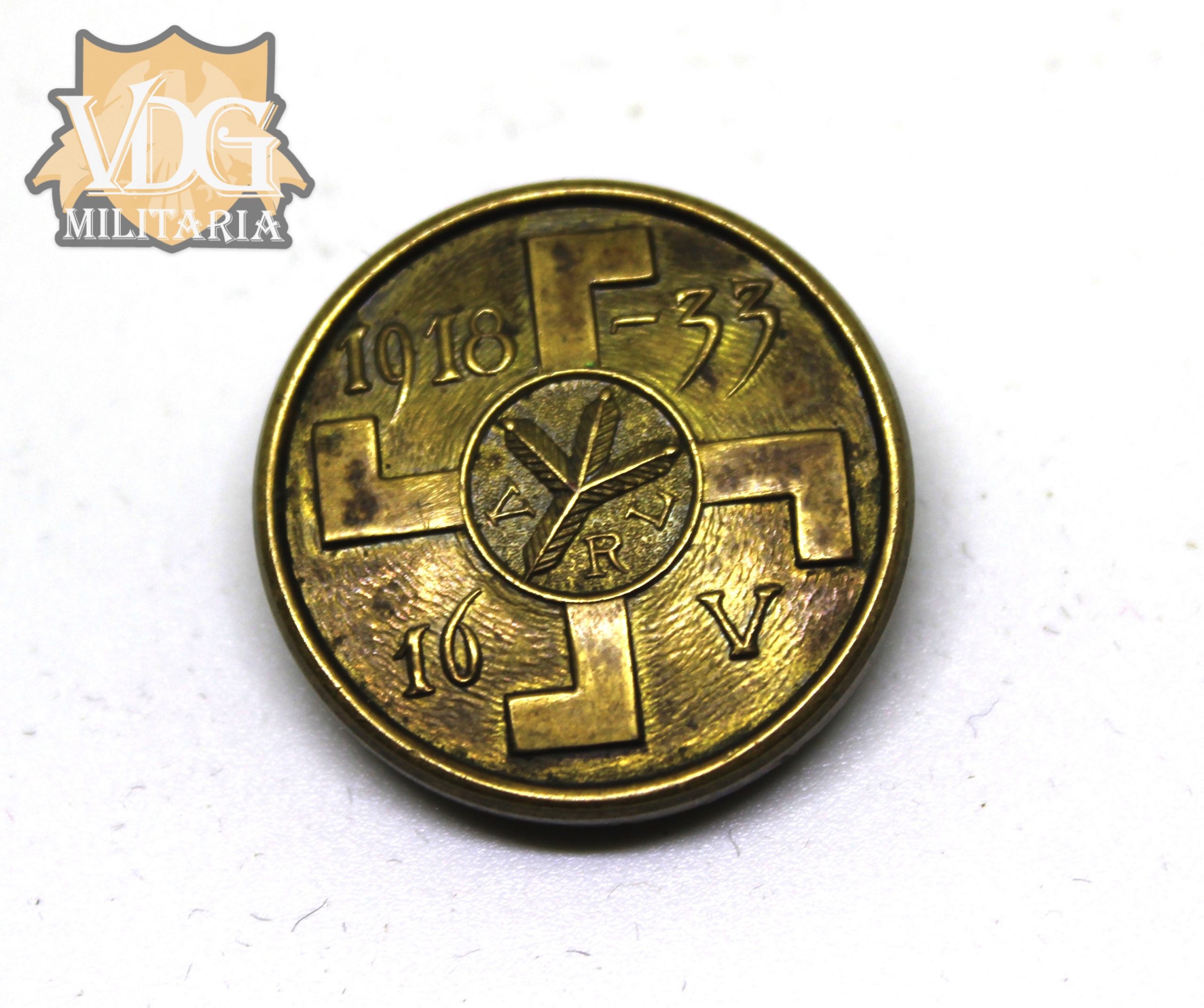 WW2 Era Finland VRL 1918-1933, Finnish Freedom Fighters Association Badge