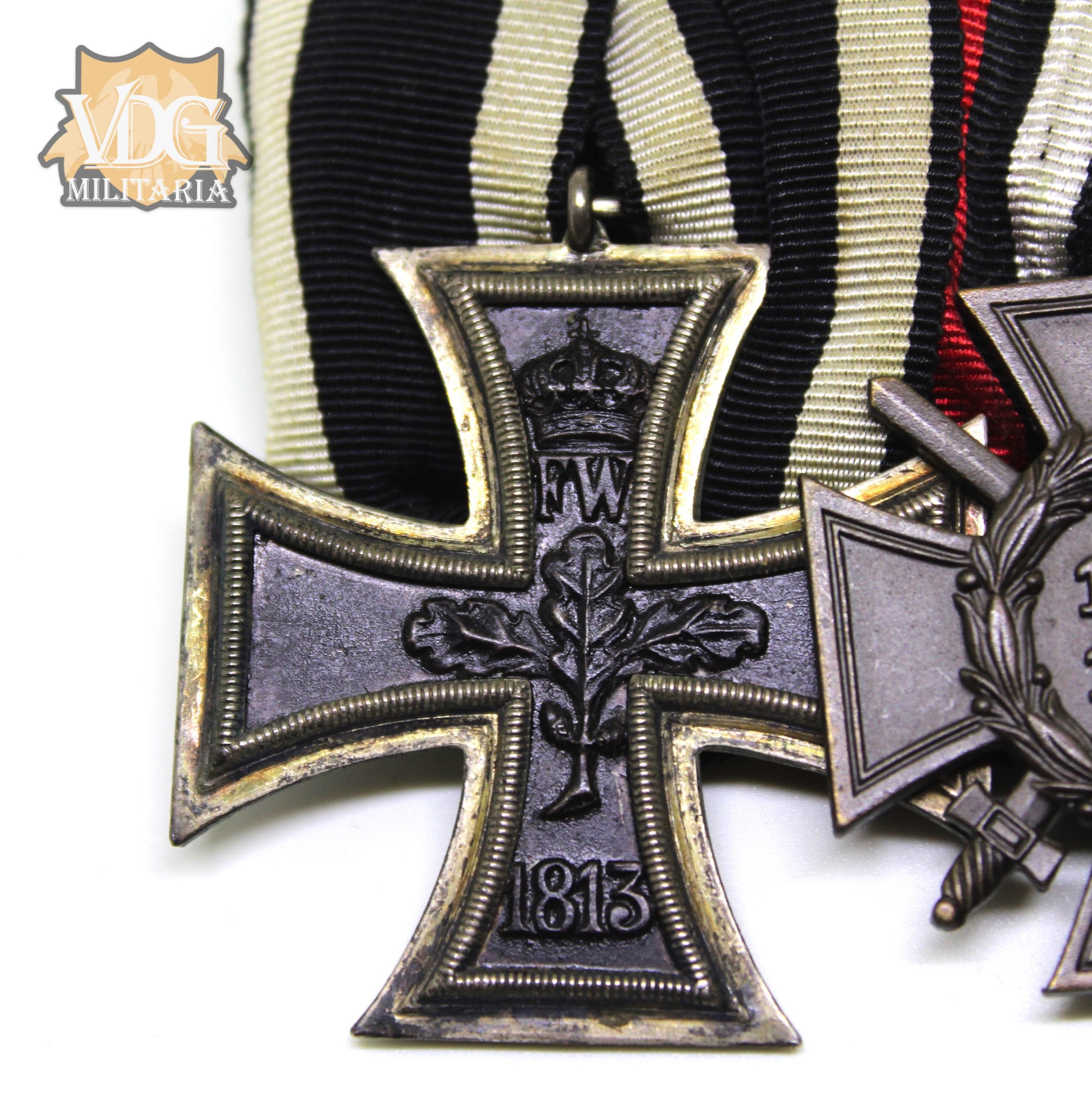 WW1 German/Austrian/Bulgarian Eastern Front 4 Place Medal Bar - Image 3