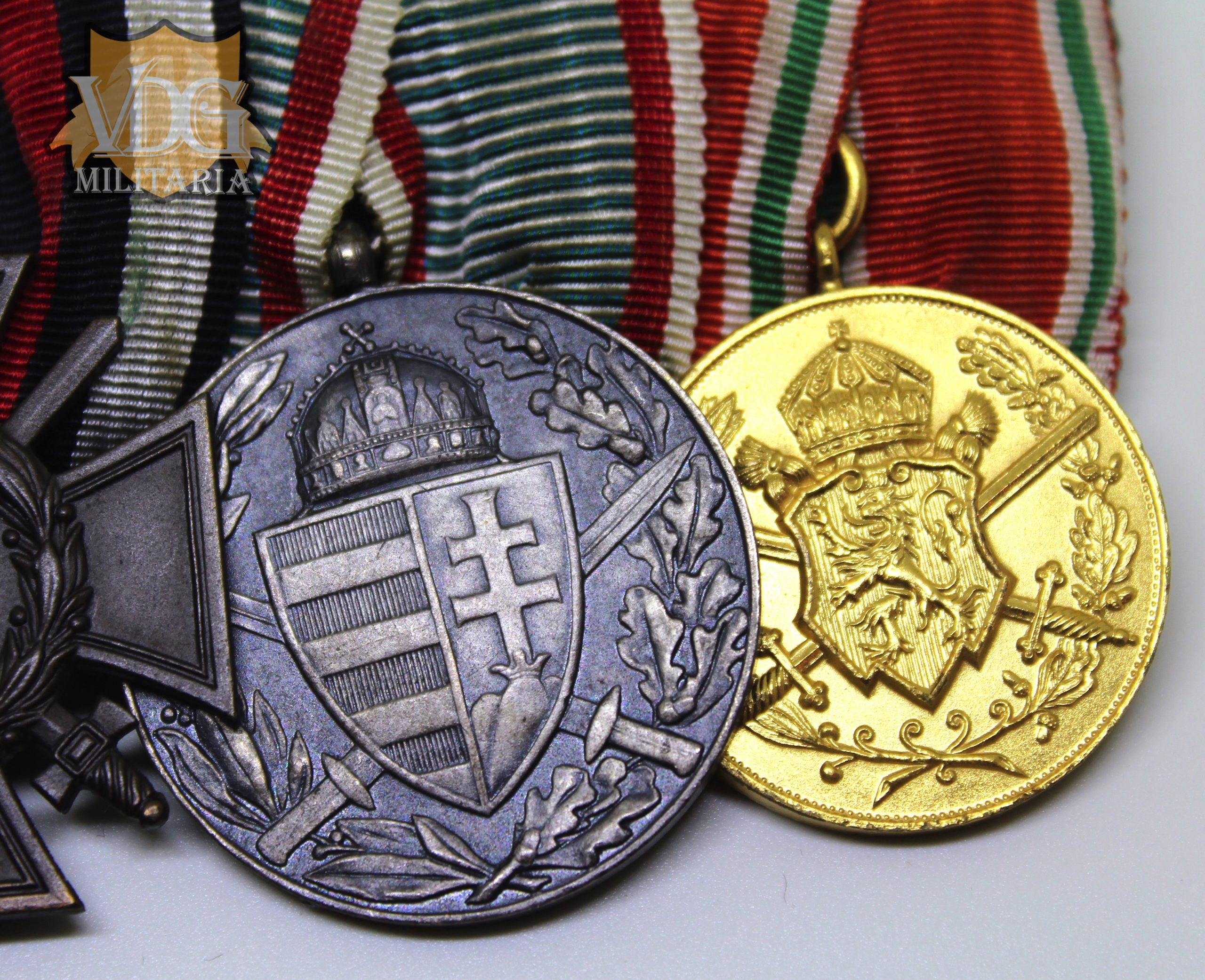 WW1 German/Austrian/Bulgarian Eastern Front 4 Place Medal Bar - Image 5