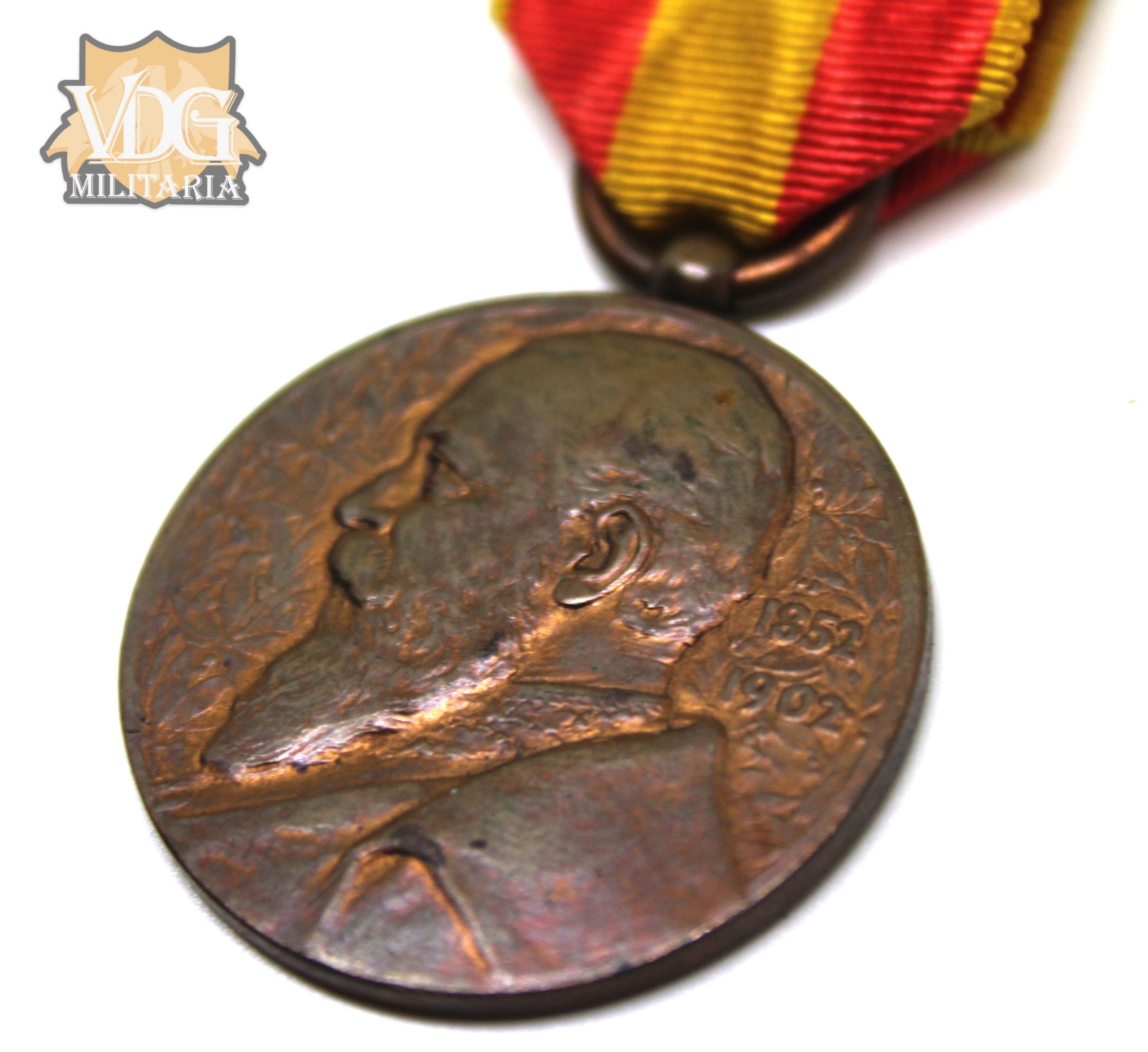 Pre WW1 Era German Friedrich I (1852-1907), Baden Jubilee Medal - Image 3