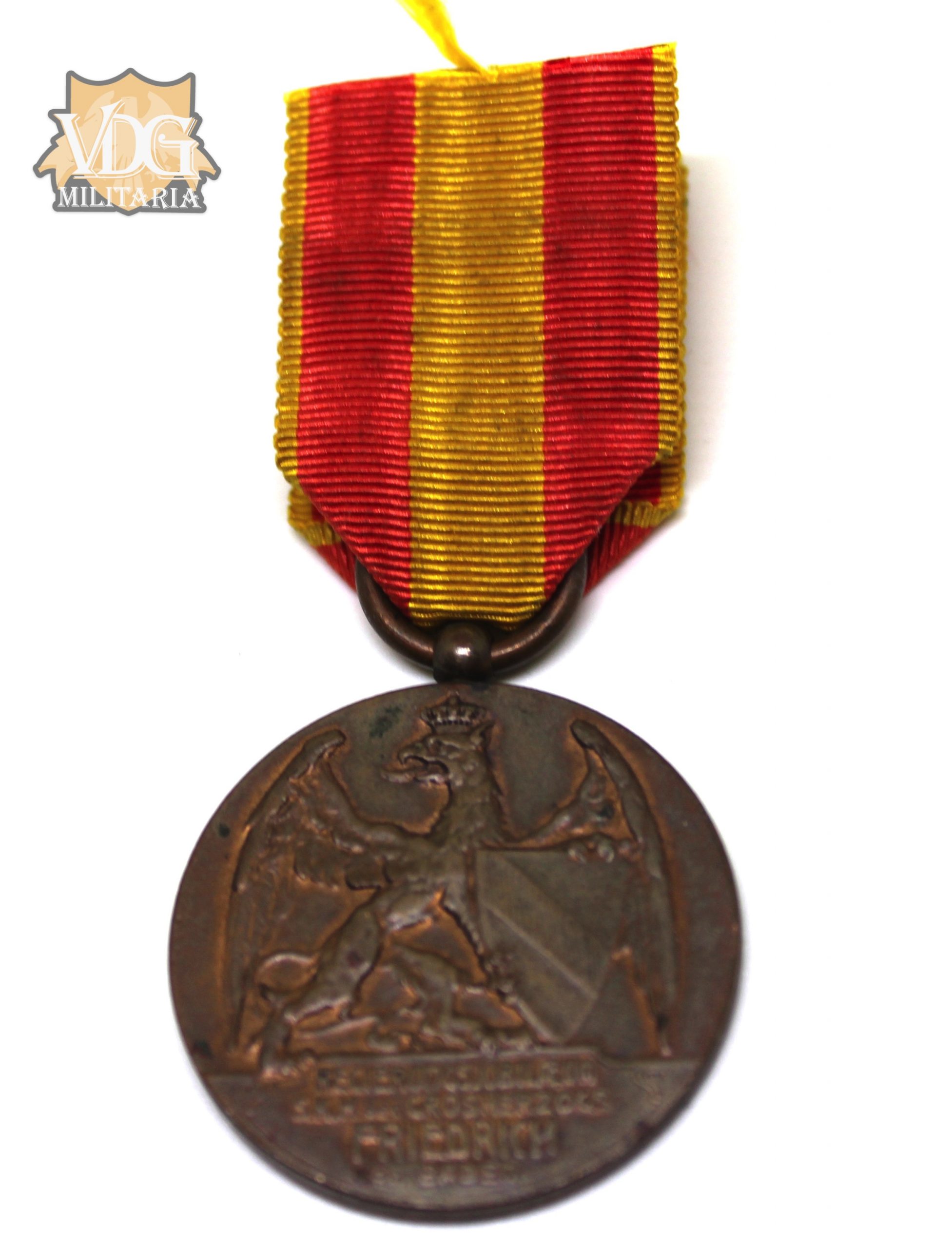 Pre WW1 Era German Friedrich I (1852-1907), Baden Jubilee Medal - Image 5