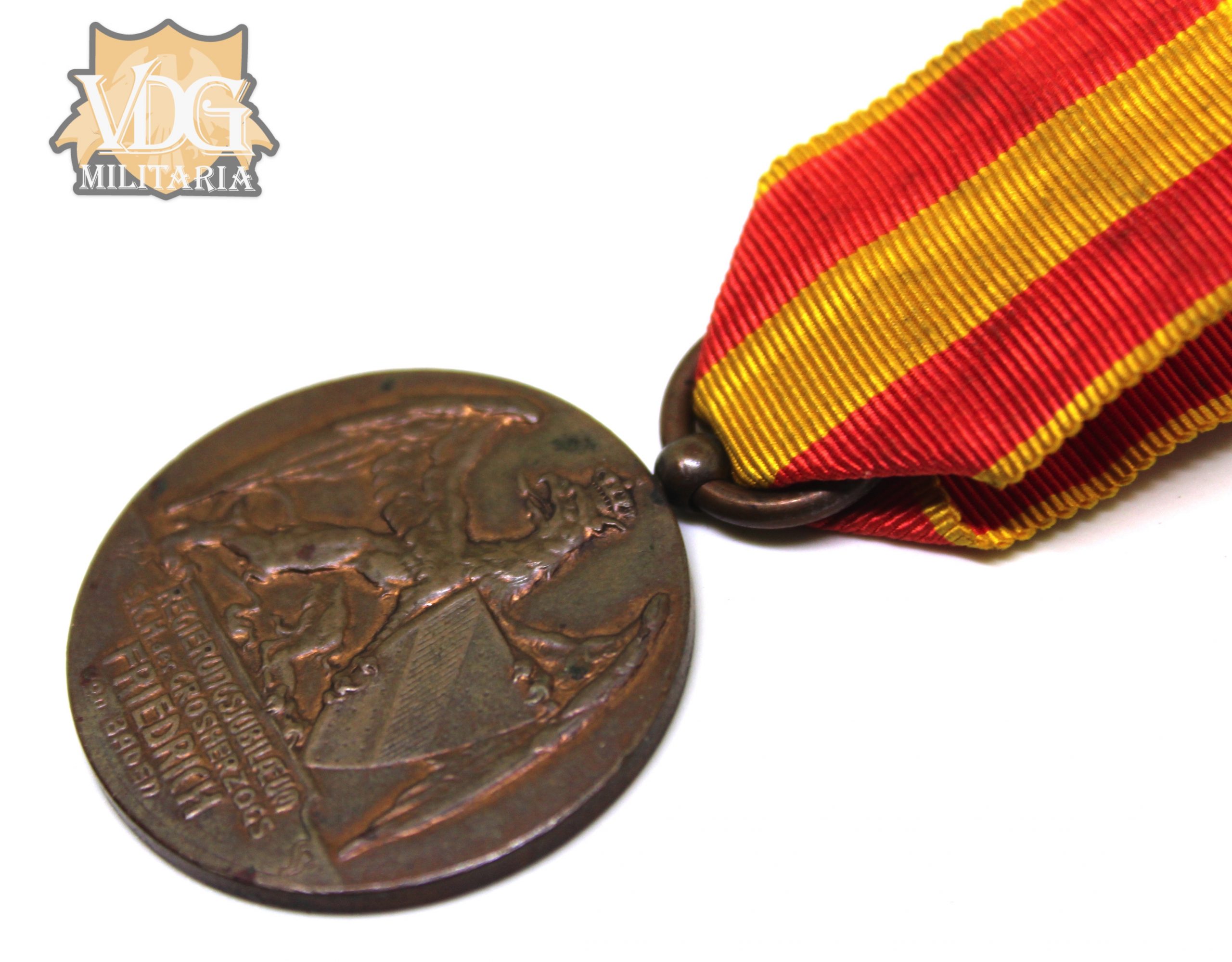 Pre WW1 Era German Friedrich I (1852-1907), Baden Jubilee Medal - Image 7