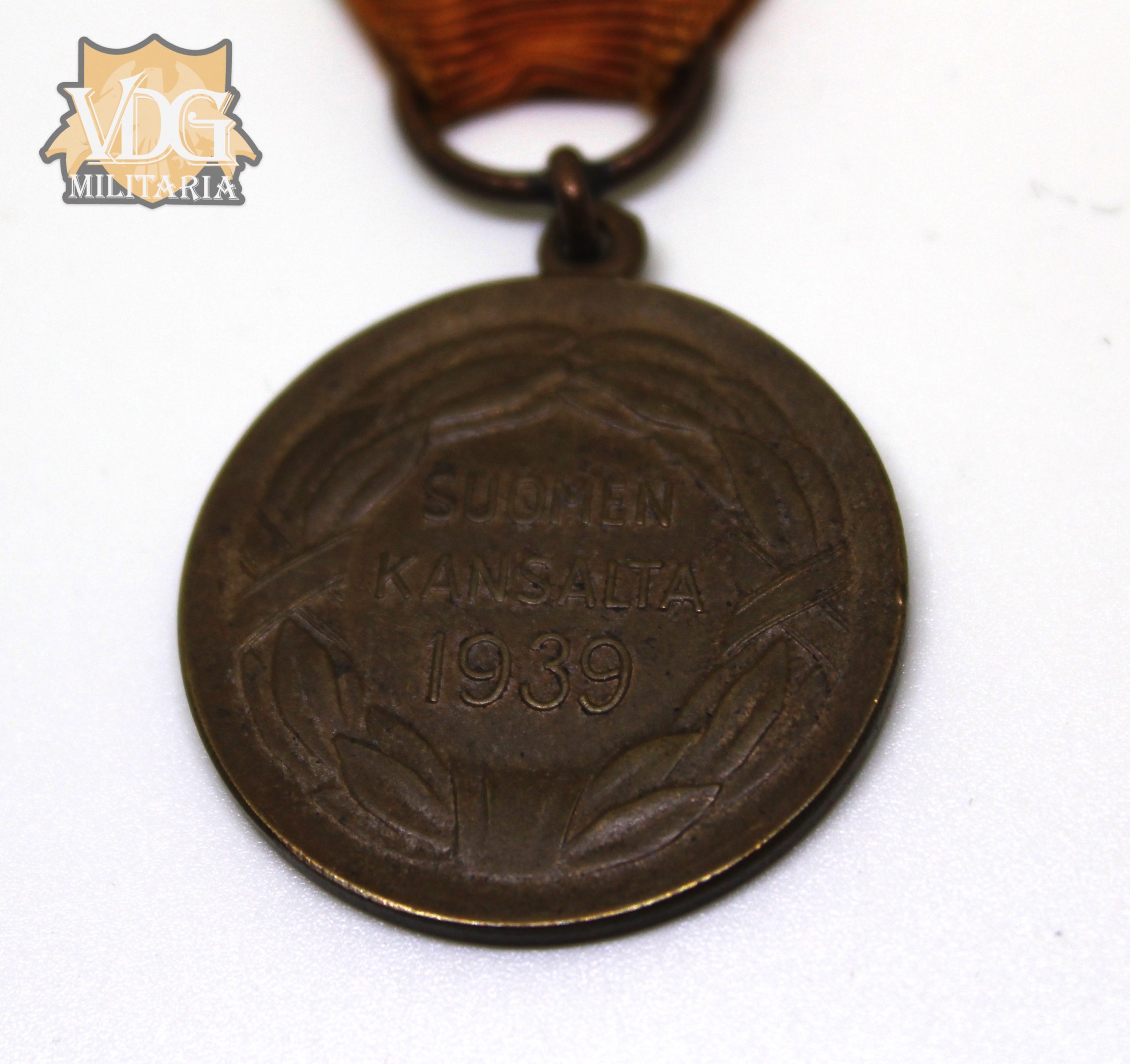 WW2 Era Finland Medal of Liberty 2nd Class 1941 Medal "Urheudesta För Tapperhet" - Image 3