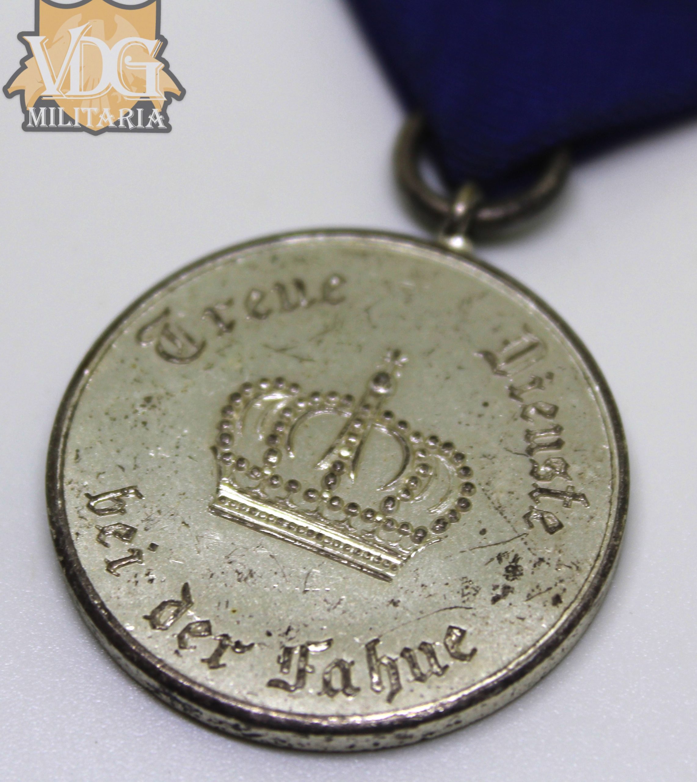 WW1 German German Prussian 9 Year Long Service Medal - Image 2