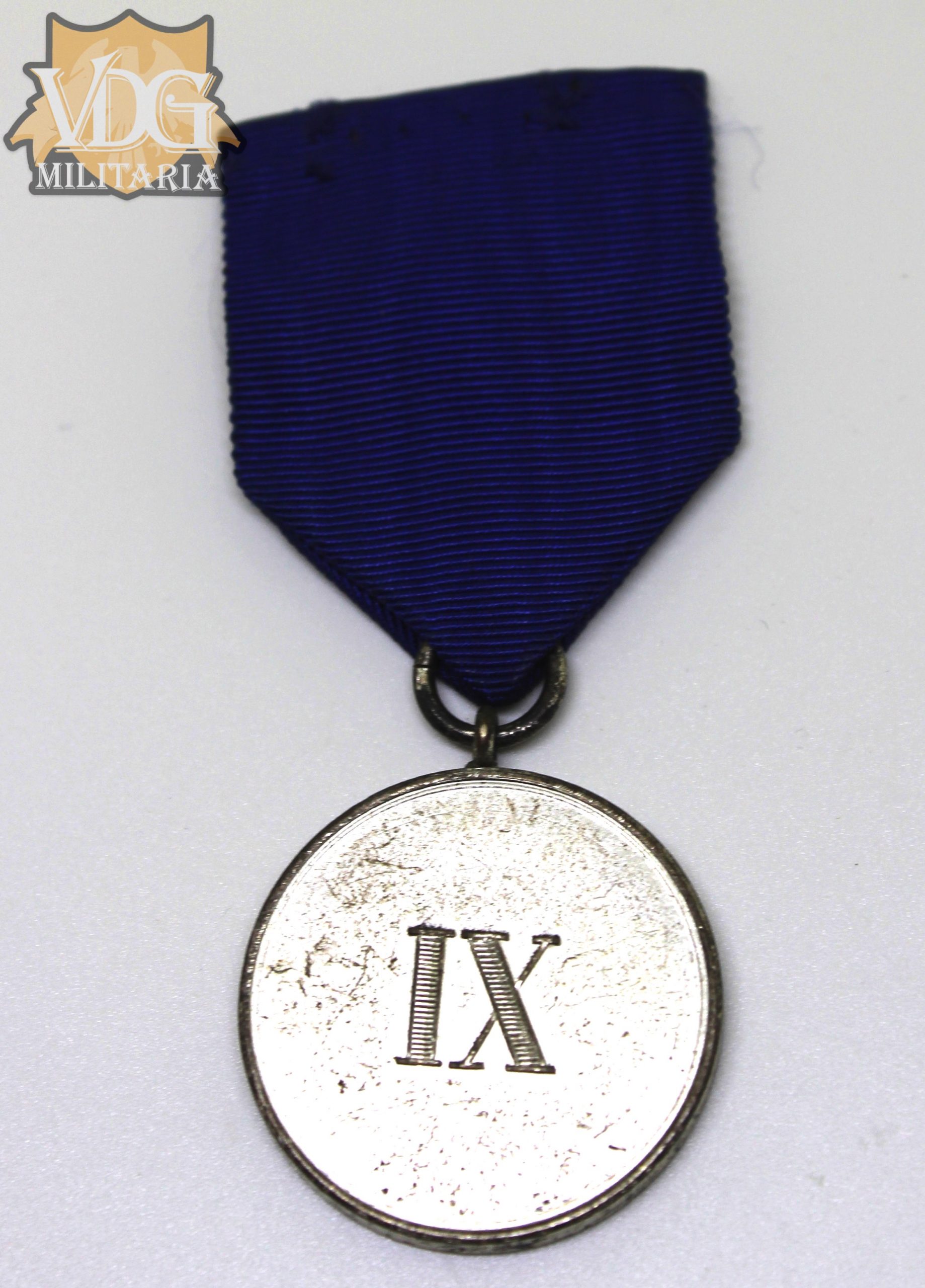 WW1 German German Prussian 9 Year Long Service Medal - Image 5