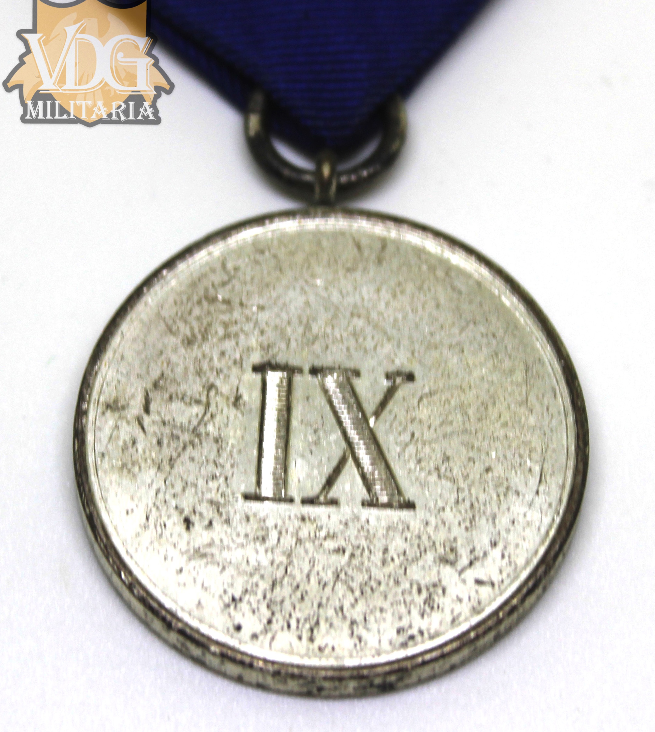 WW1 German German Prussian 9 Year Long Service Medal - Image 6
