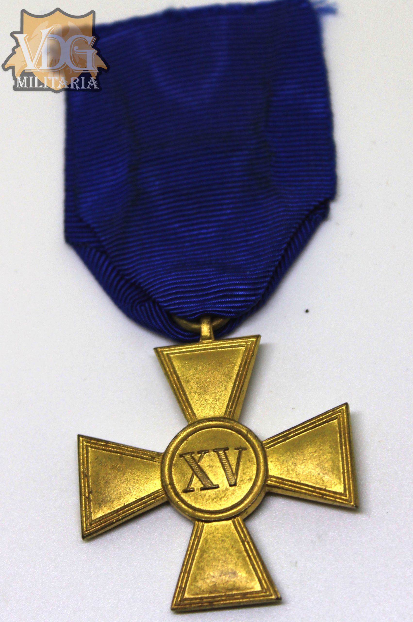 WW1 Era German Prussian 15 Year Long Service Medal - Image 4