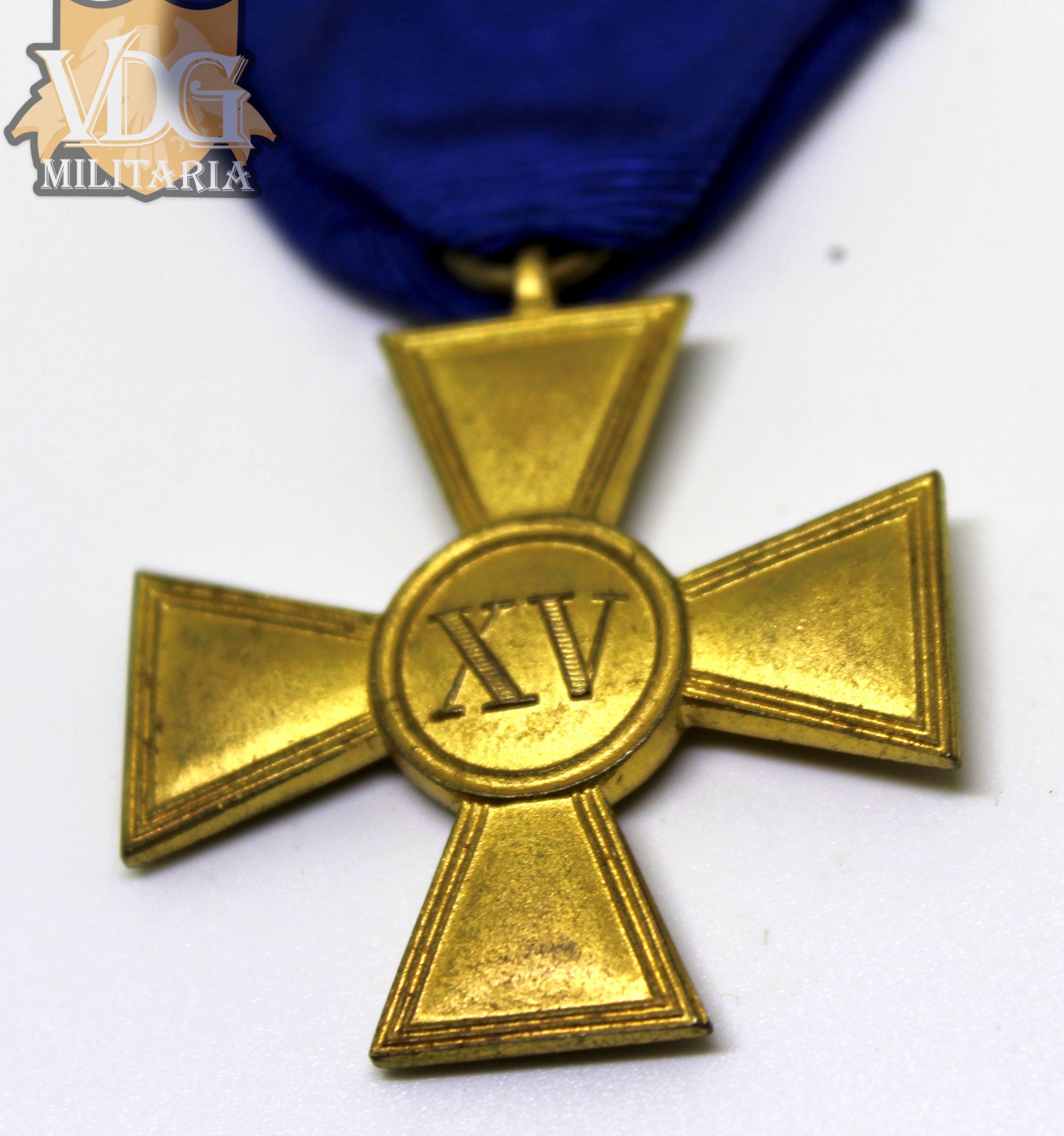 WW1 Era German Prussian 15 Year Long Service Medal - Image 3