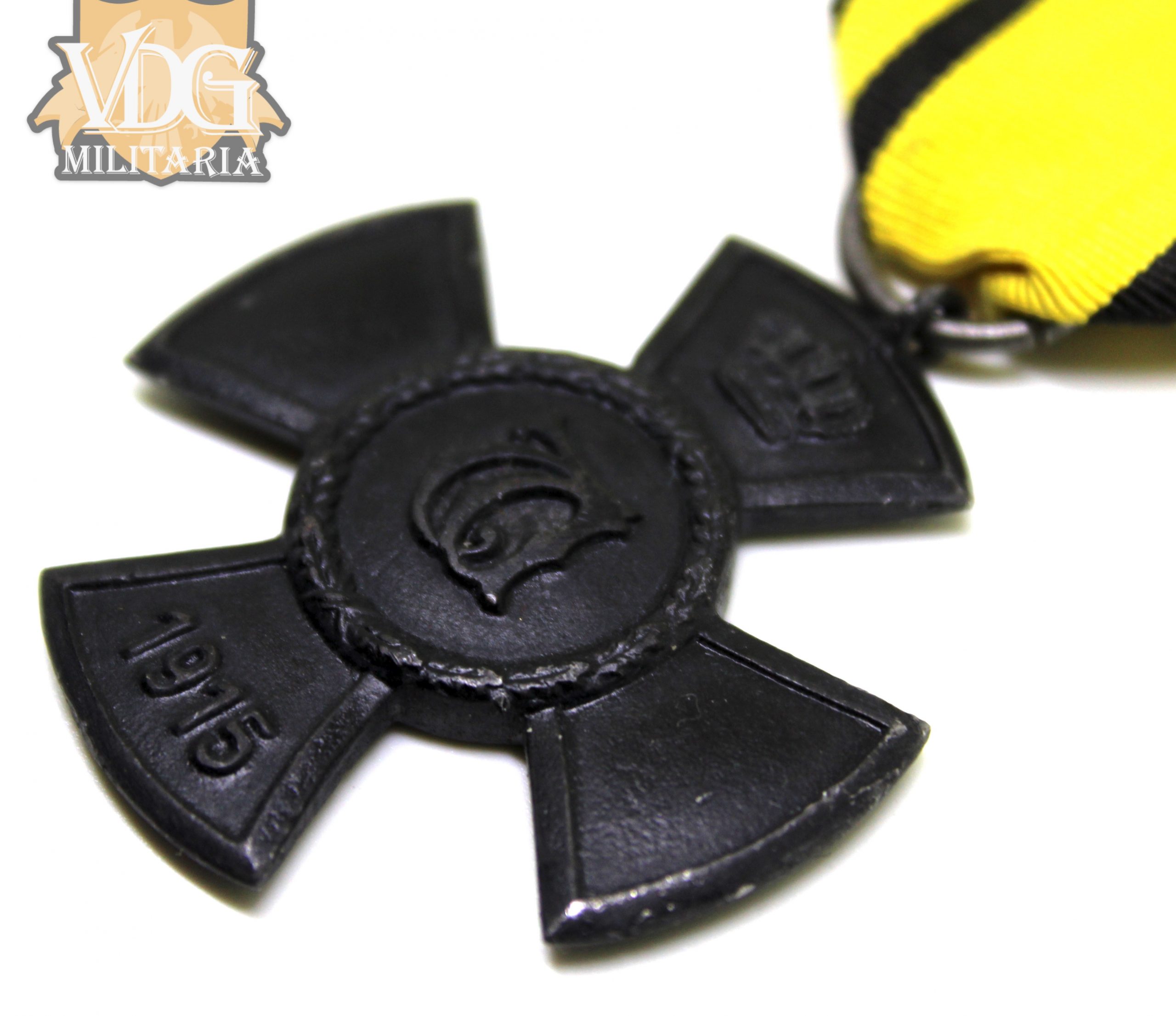 WW1 German Wurttemberg Wilhelm's Cross for Merit in Public Welfare 1915-1918 Medal